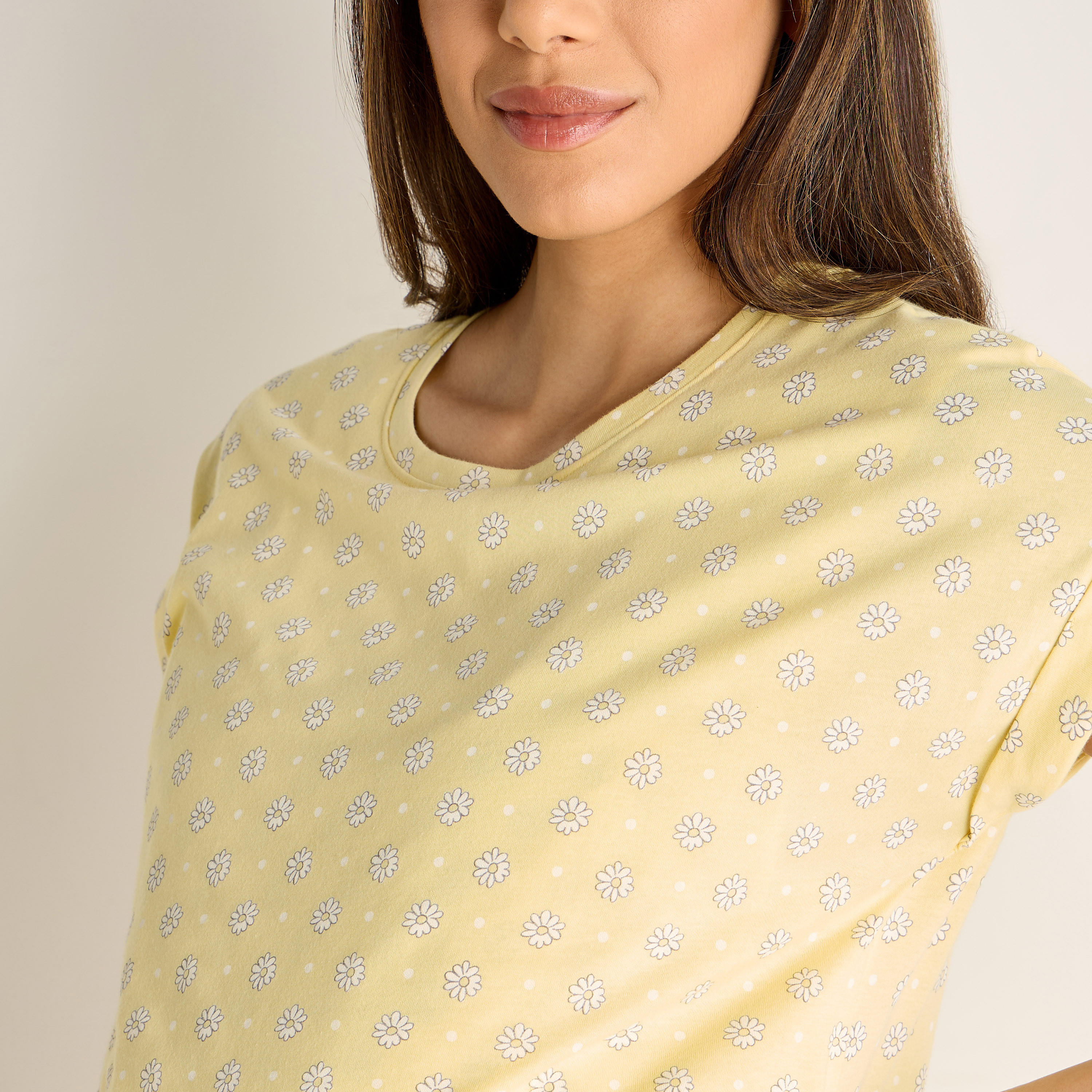 All-Over Print Maternity Night Dress-women-clothing-nightwear-nighties-image-4