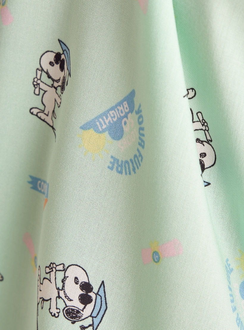طقم بيجاما بطبعات سنوبي-women-clothing-nightwear-pyjamas-longsets-image-6