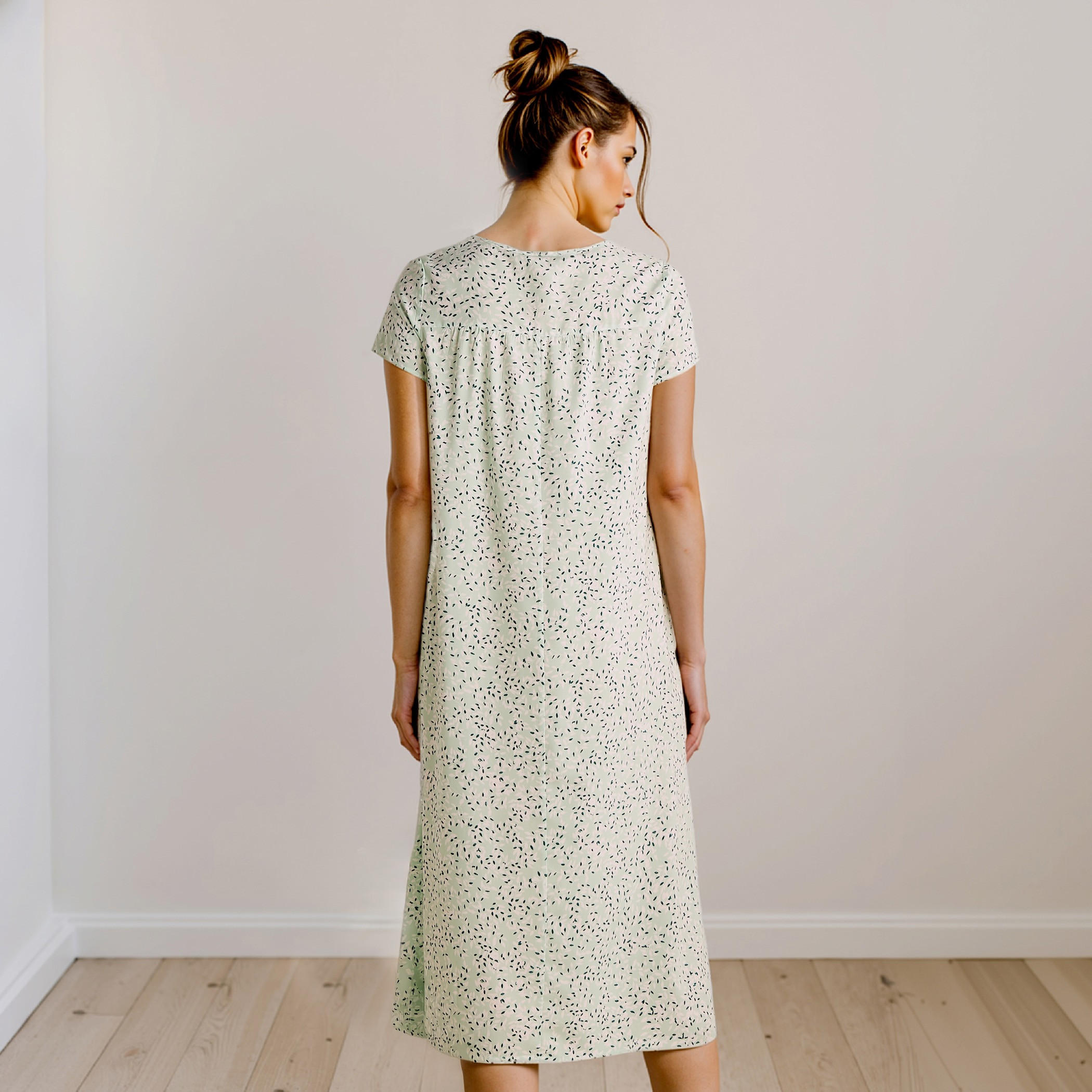 Printed Viscose Night Dress-women-clothing-nightwear-nighties-image-3