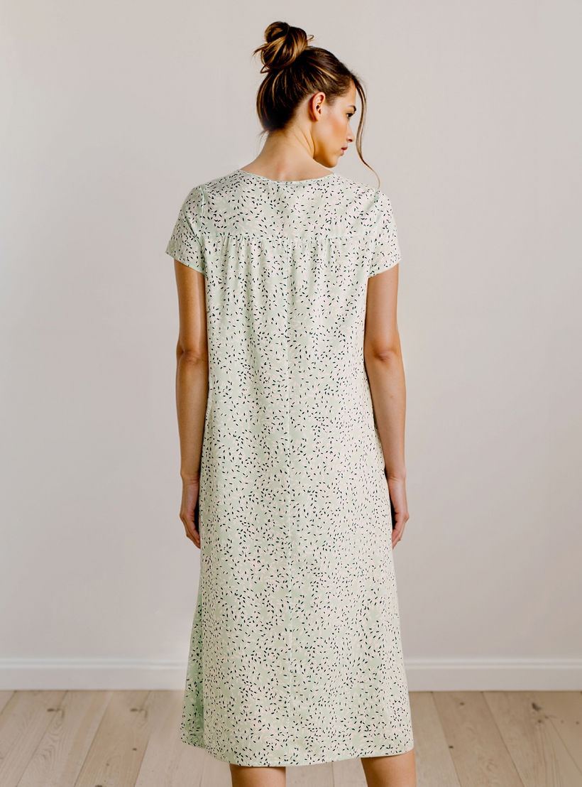Printed Viscose Night Dress-women-clothing-nightwear-nighties-image-3