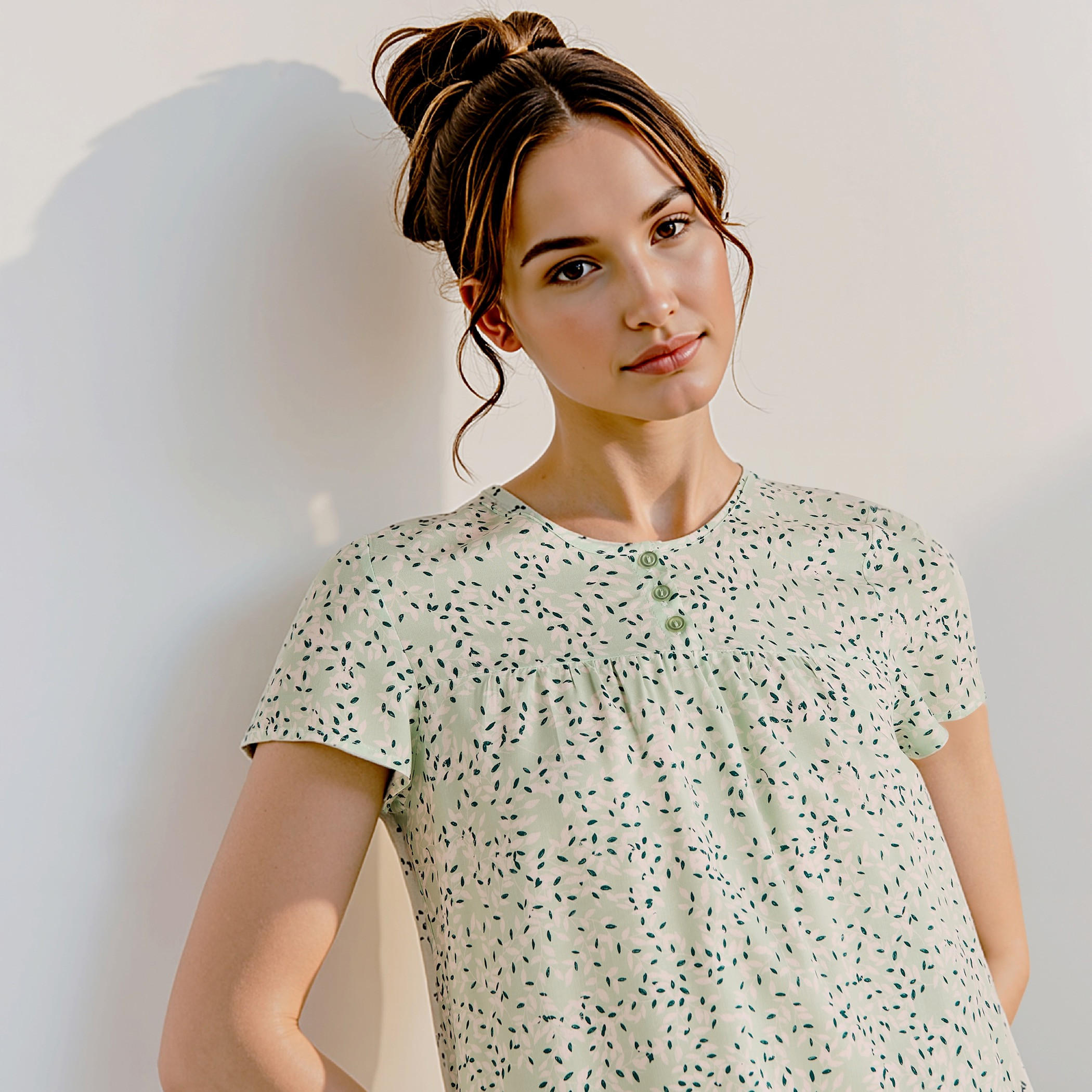 Printed Viscose Night Dress-women-clothing-nightwear-nighties-image-4