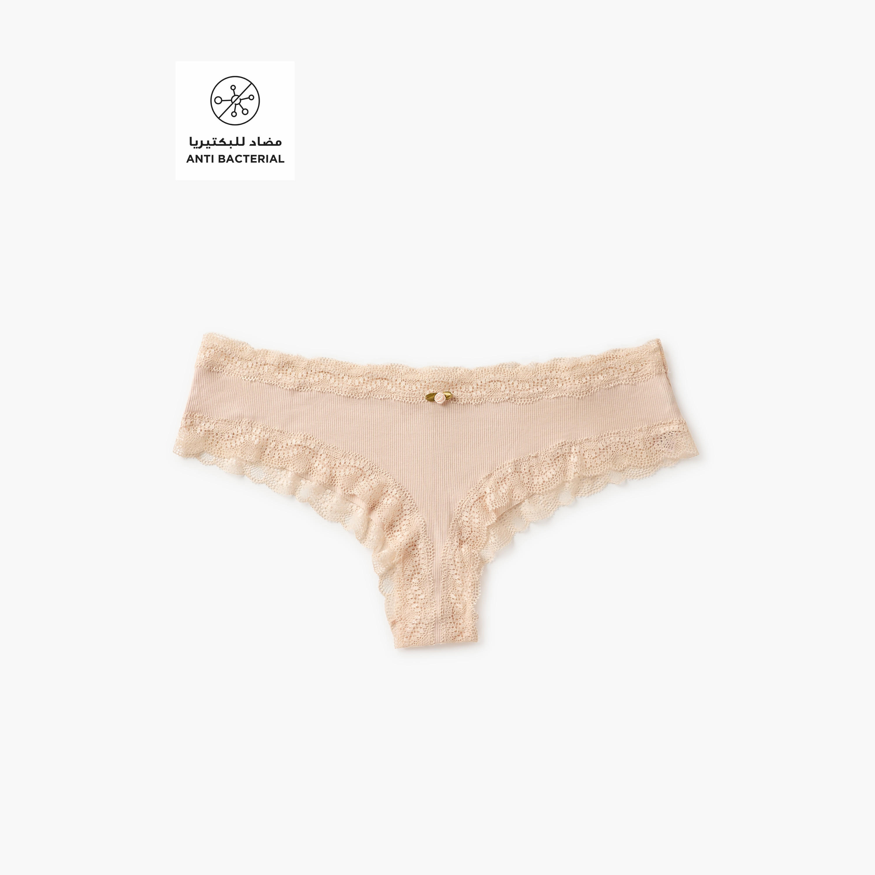 سراويل داخلية بزينة دانتيل - طقم من قطعتين-women-clothing-lingerie-panties-image-4