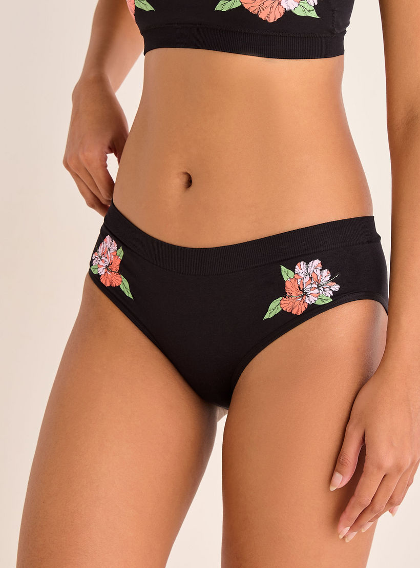 Set of 2 - Assorted Seamless Briefs-women-clothing-lingerie-panties-image-5