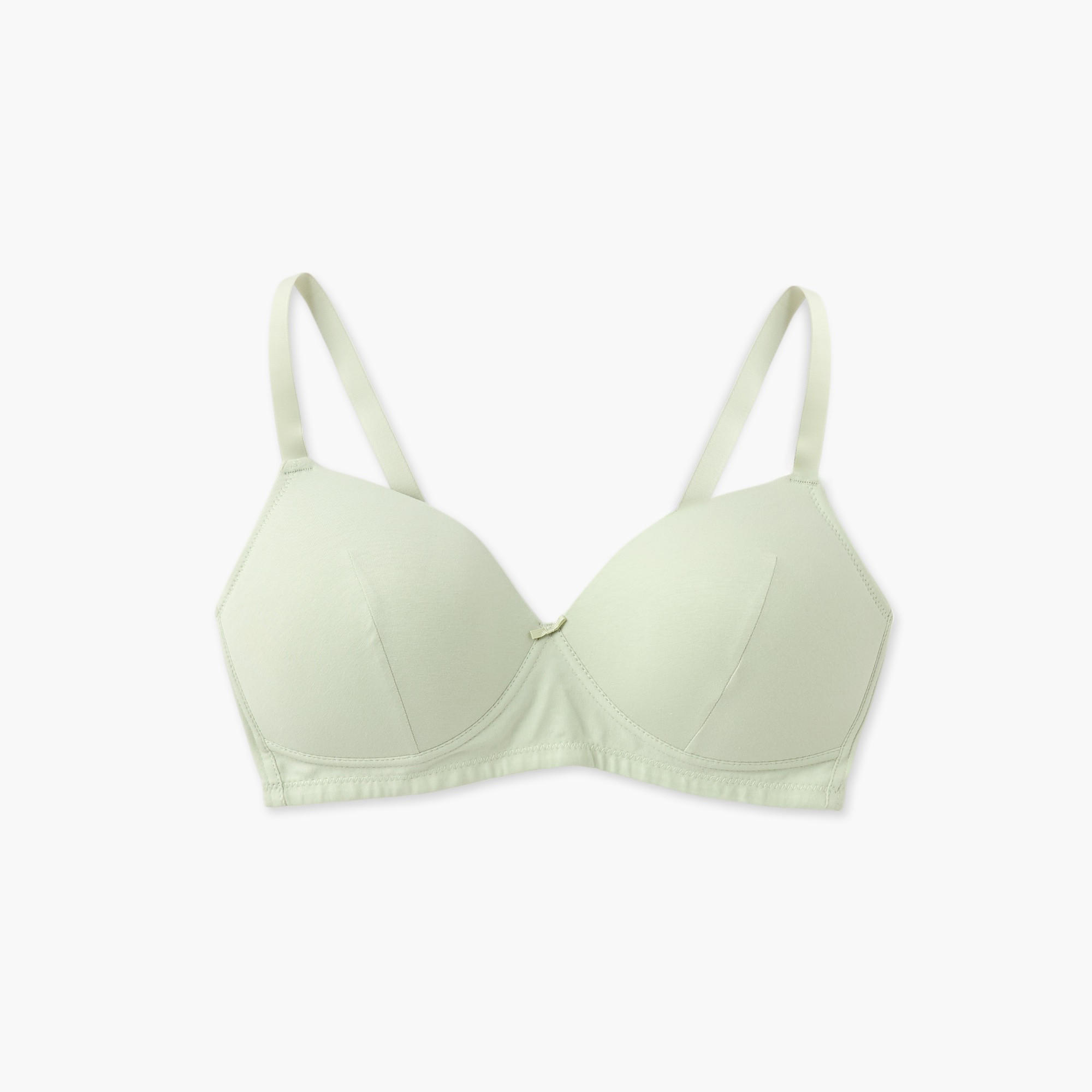 Non-Wired Bra with Hook and Eye Closure-women-clothing-lingerie-bras-image-1