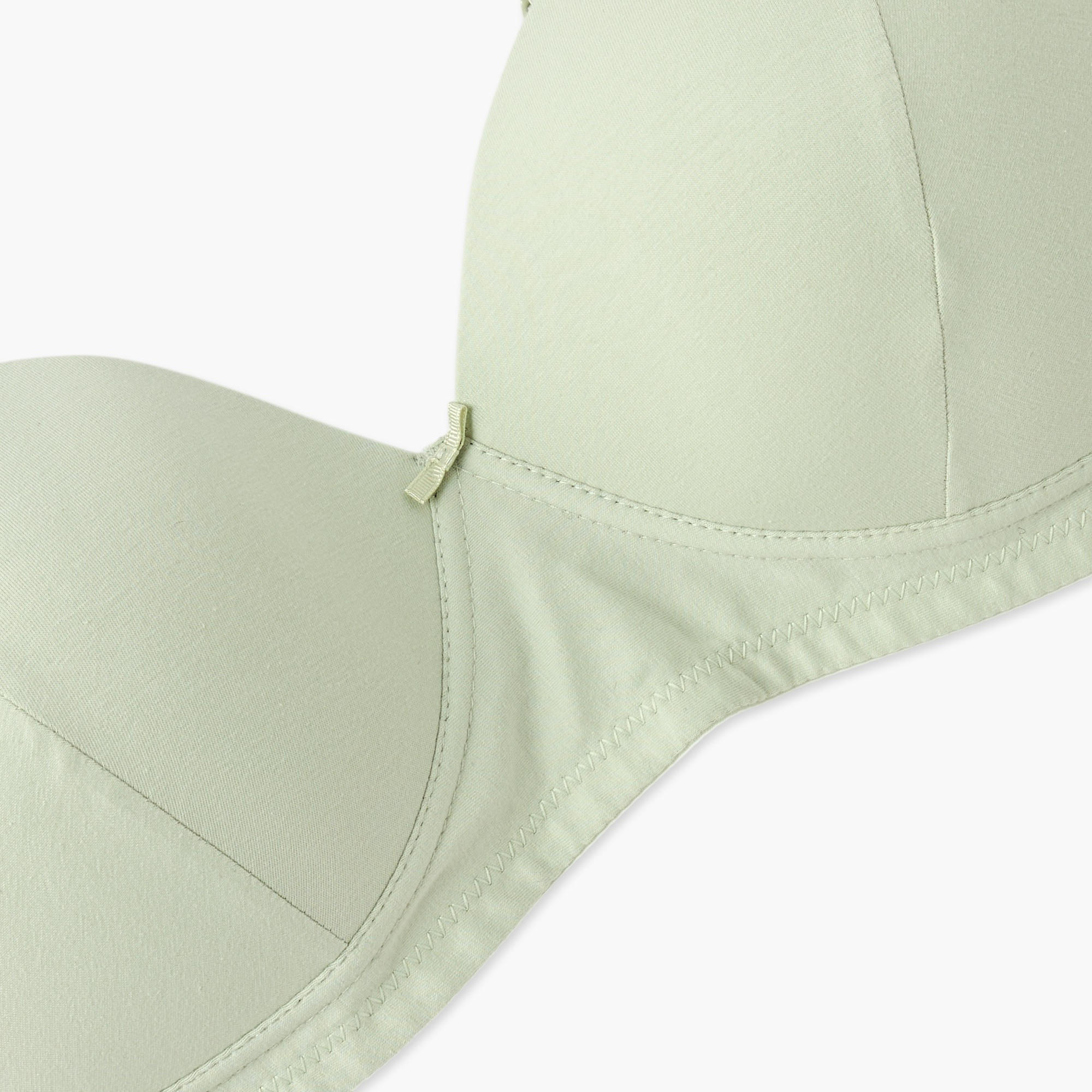 Non-Wired Bra with Hook and Eye Closure-women-clothing-lingerie-bras-image-2