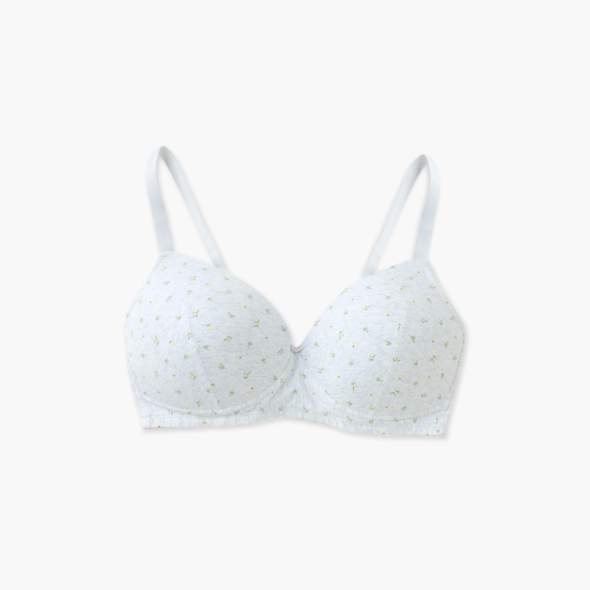 صدرية غير سلكية بمشبك إغلاق وطبعات أزهار-women-clothing-lingerie-bras-image-1