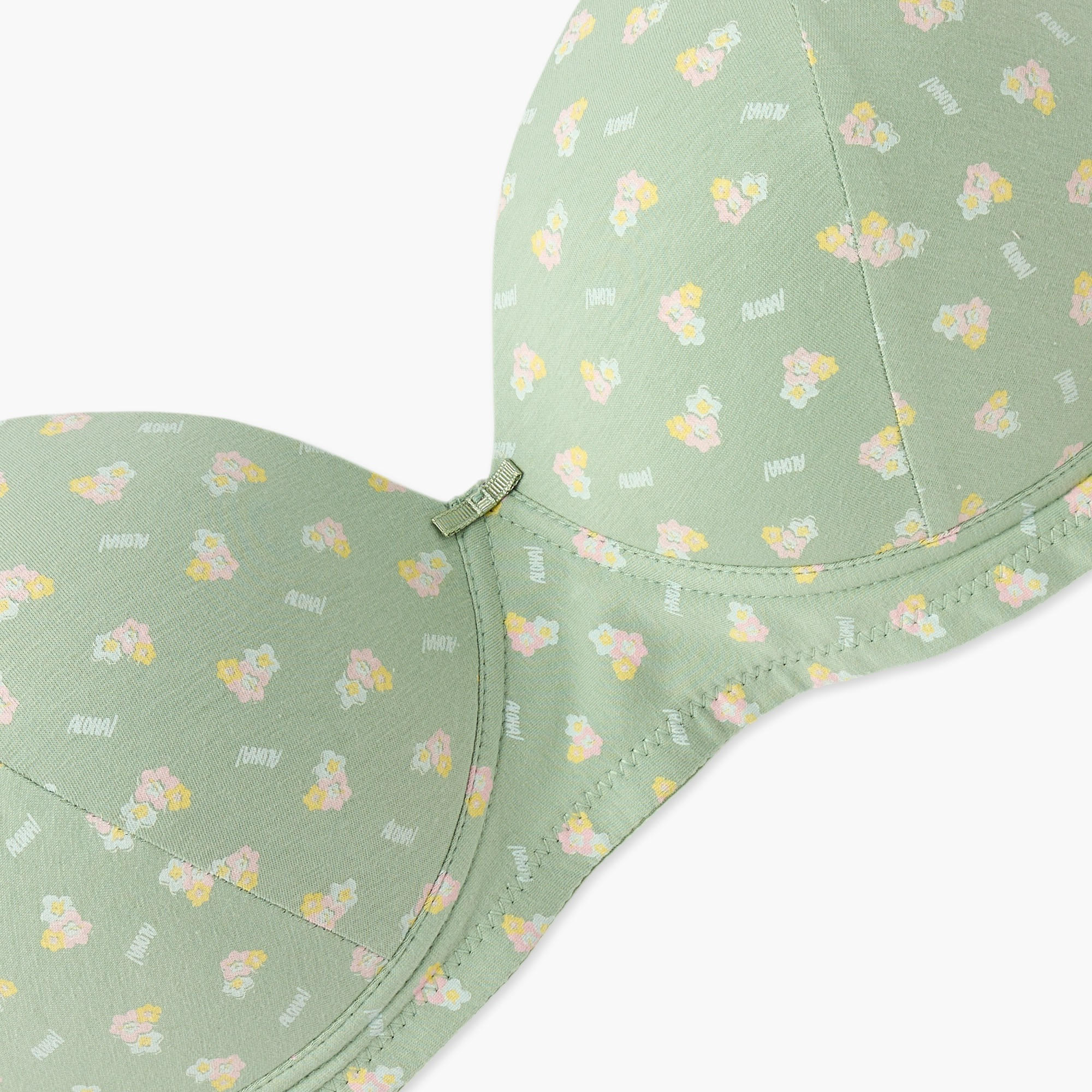 صدرية غير سلكية بمشبك إغلاق وطبعات أزهار-women-clothing-lingerie-bras-image-3