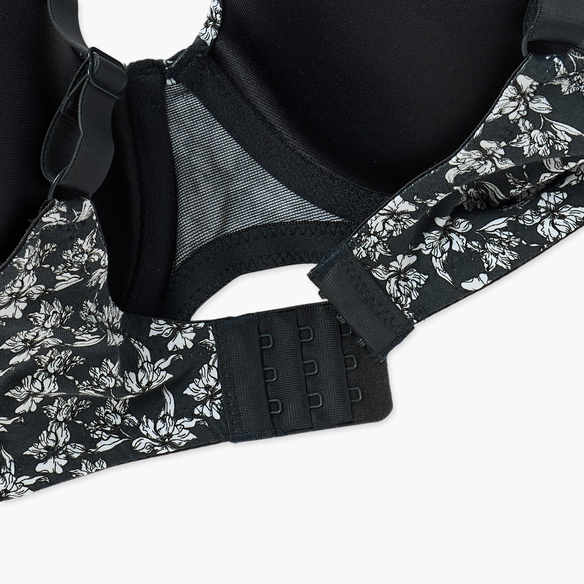 صدرية ديمي بأسلاك ومشبك إغلاق وطبعات زهرية-women-clothing-lingerie-bras-image-4