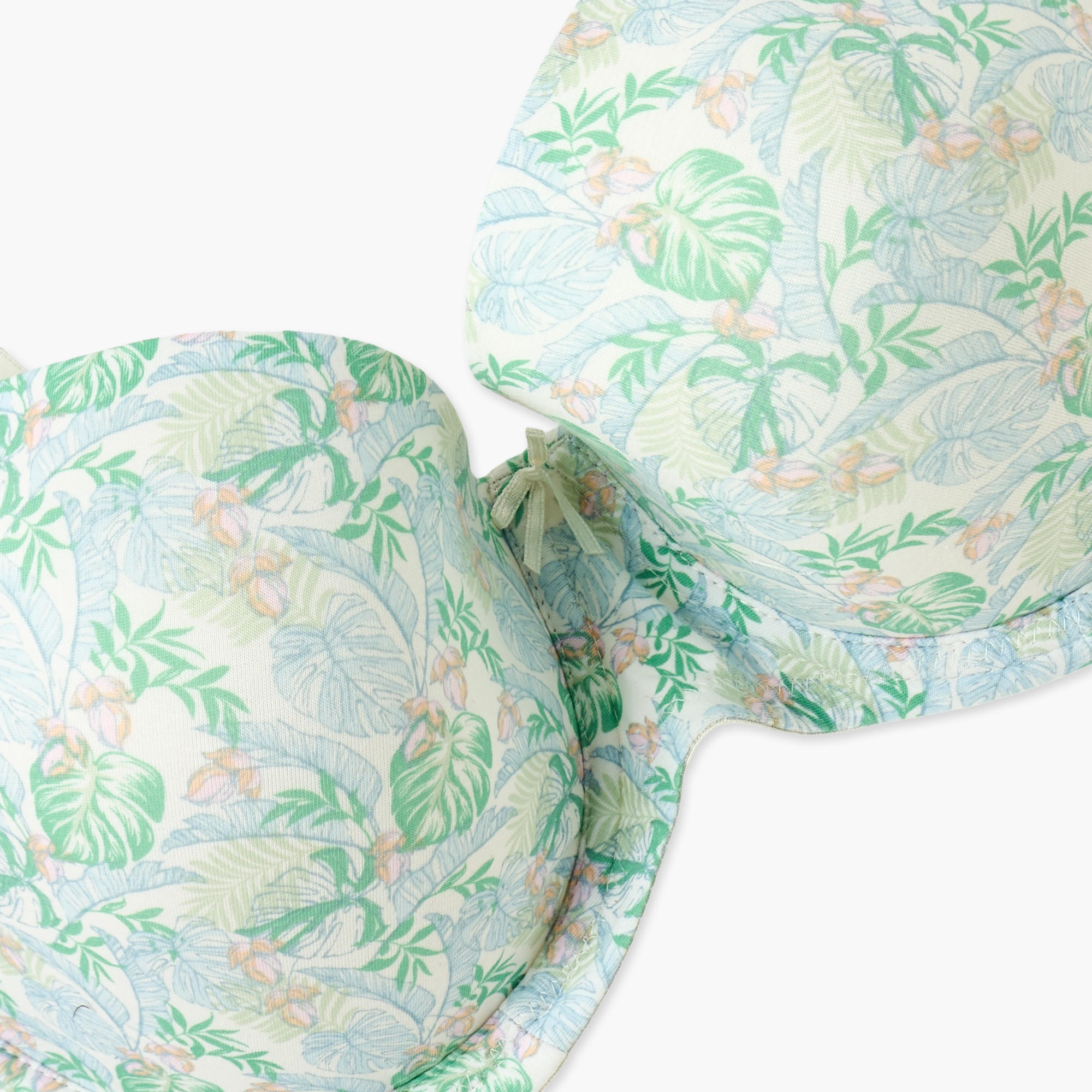 صدرية ديمي سلكية بمشبك إغلاق وطبعات-women-clothing-lingerie-bras-image-3