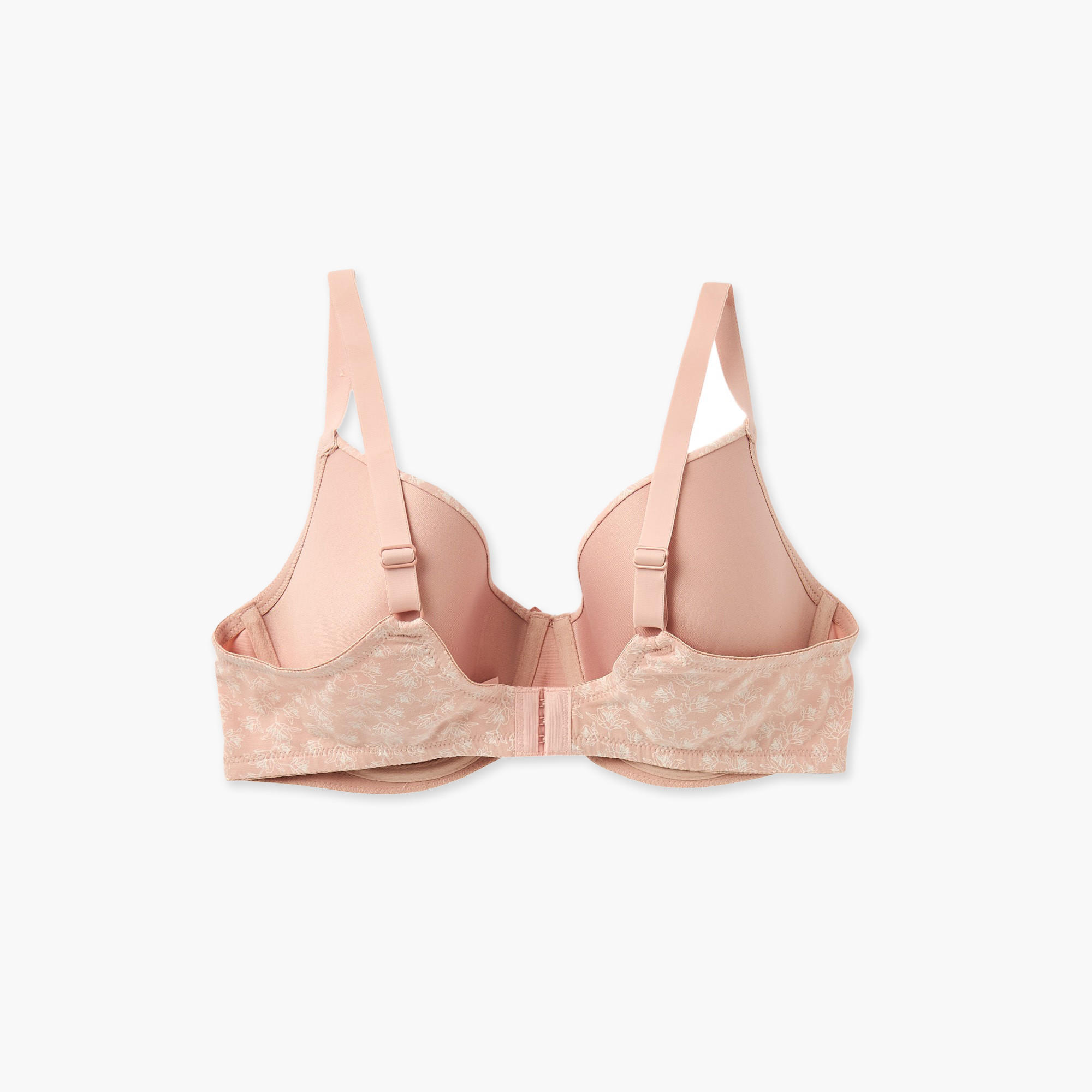 صدرية ديمي سلكية بمشبك إغلاق وطبعات-women-clothing-lingerie-bras-image-3