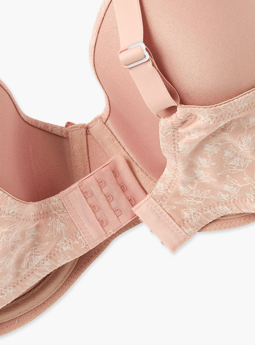 صدرية ديمي سلكية بمشبك إغلاق وطبعات-women-clothing-lingerie-bras-image-4