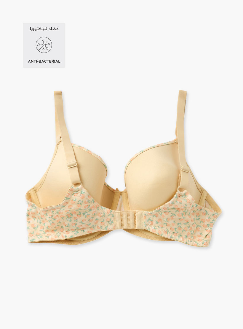 صدرية ديمي سلكية بمشبك إغلاق وطبعات-women-clothing-lingerie-bras-image-2