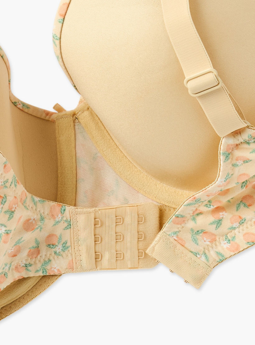 صدرية ديمي سلكية بمشبك إغلاق وطبعات-women-clothing-lingerie-bras-image-4