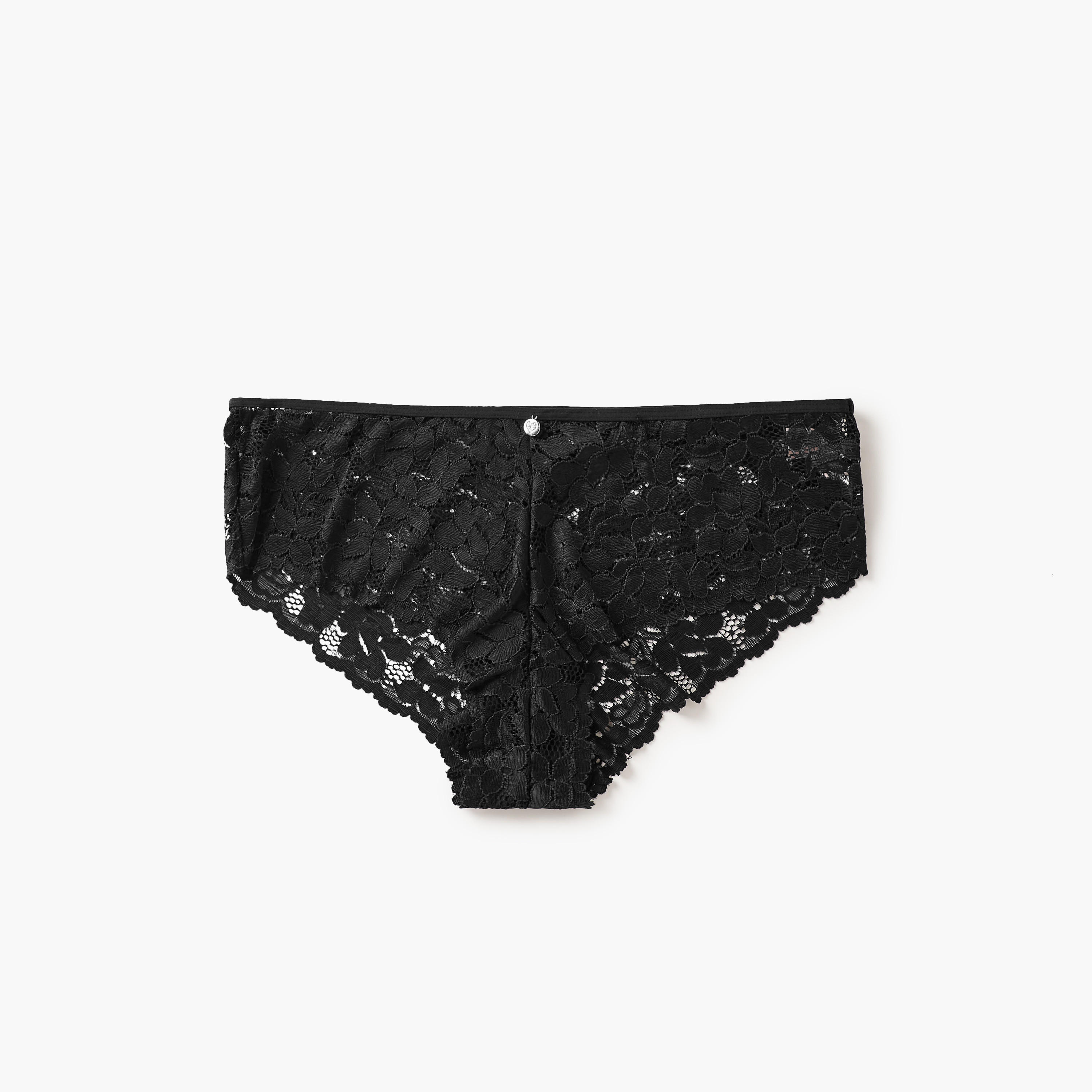 سراويل داخلية بيكيني دانتيل - طقم من قطعتين-women-clothing-lingerie-panties-image-3