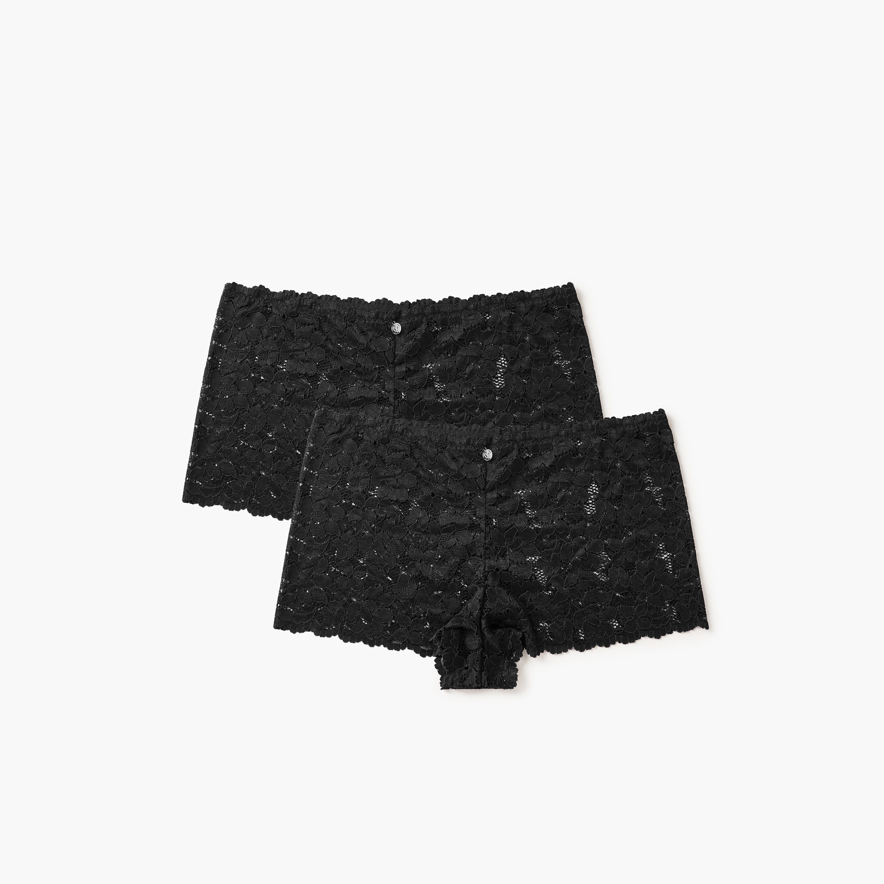 Set of 2 - Lace Boyshort Briefs-women-clothing-lingerie-panties-image-1