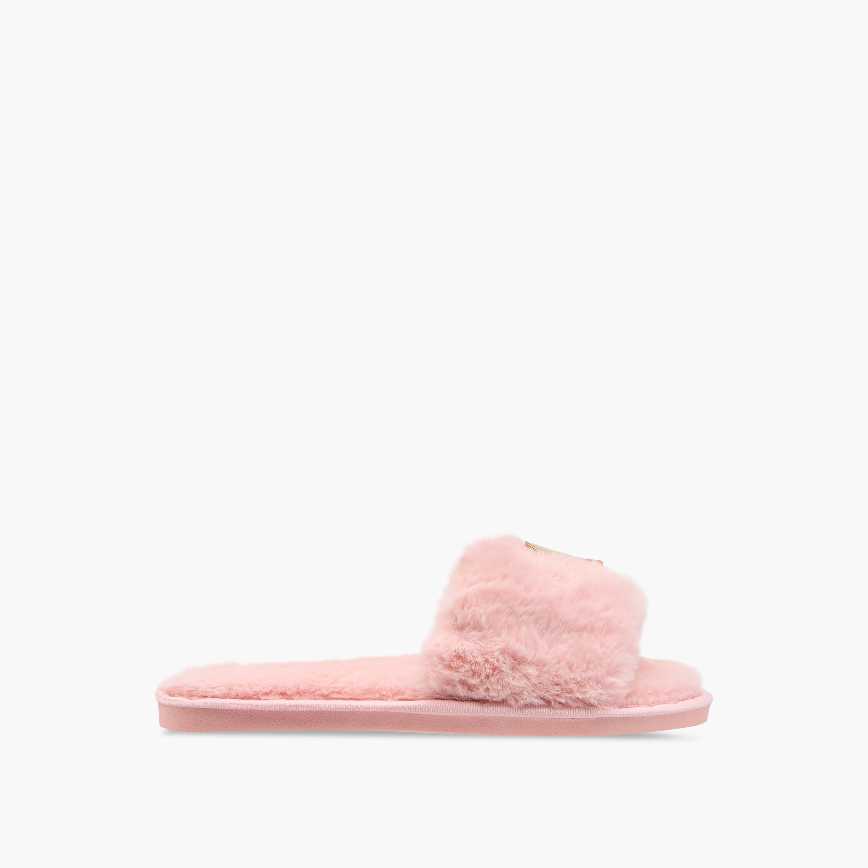 شبشب غرفة نوم فرو صناعي بحزام متقاطع-women-clothing-lingerie-lingerieaccessories-image-33
