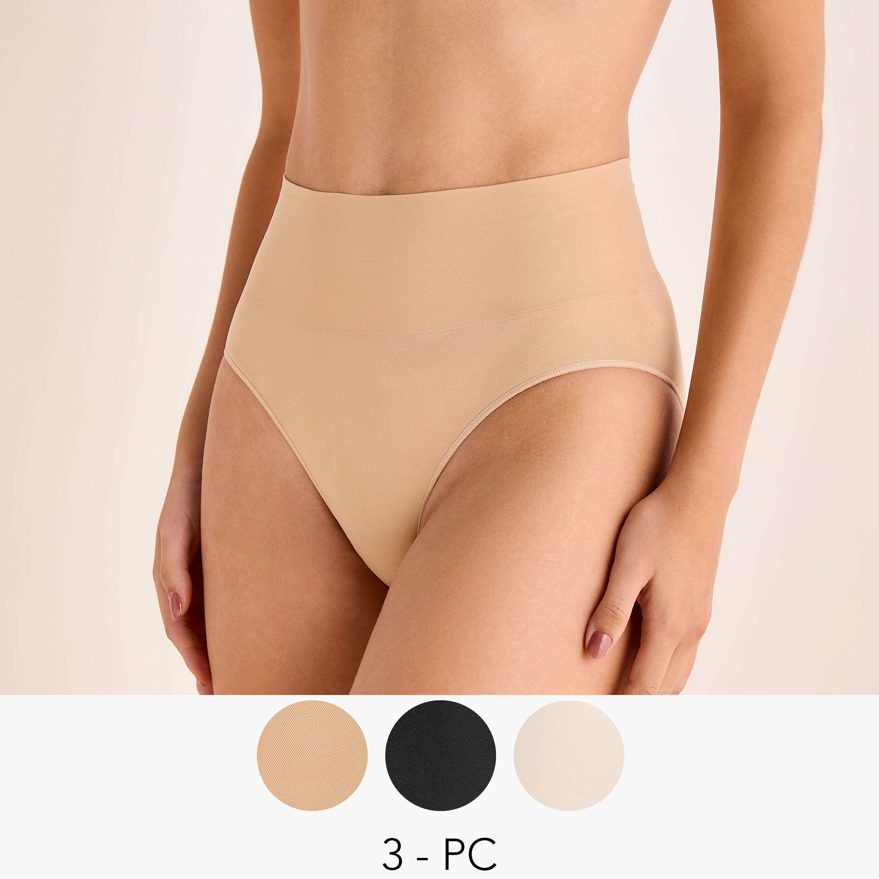 Set of 3 - Shapewear Brief with Supportive Fit-women-clothing-lingerie-shapewear-image-1