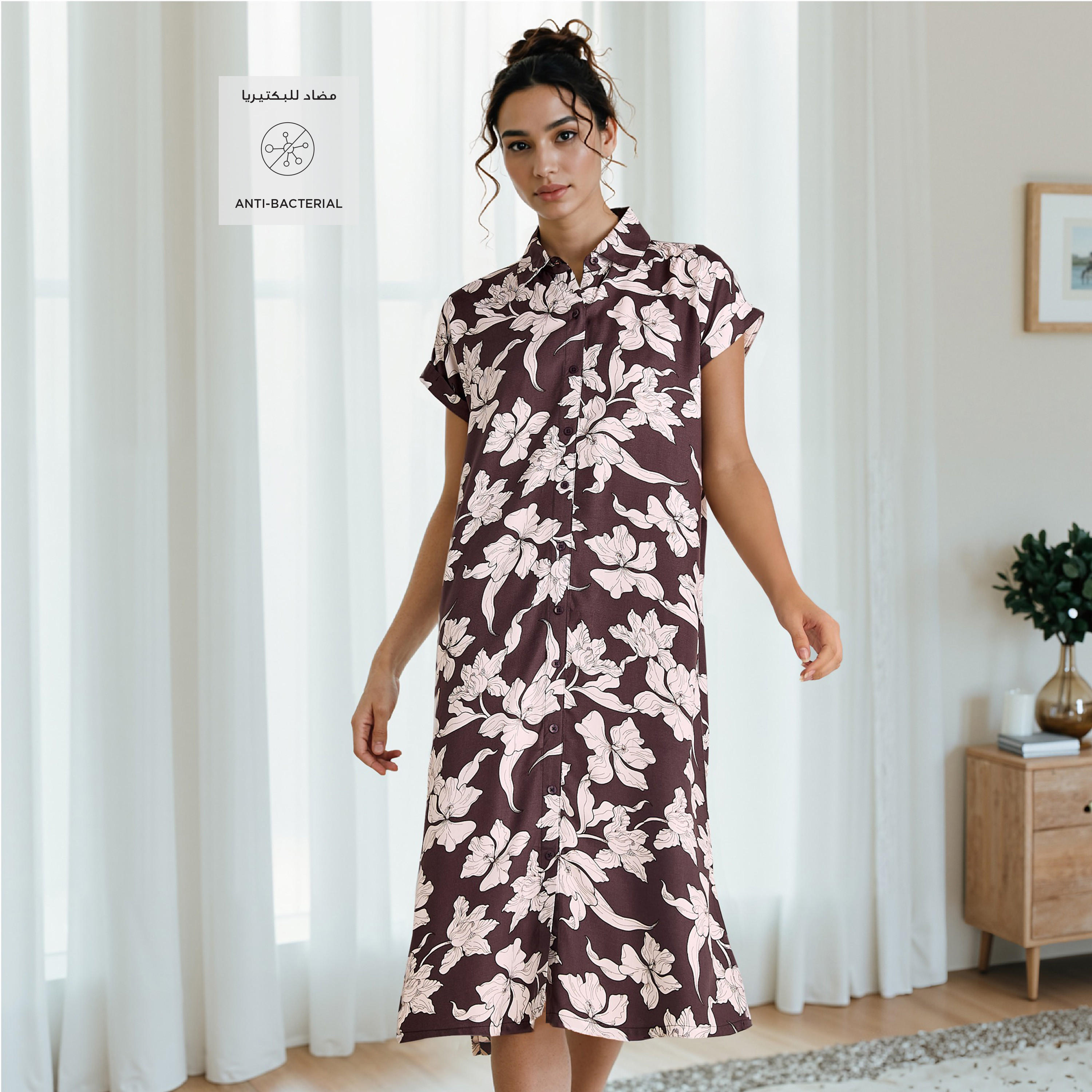 فساتين نوم فيسكوز متنوعة - طقم من 2-women-clothing-nightwear-nighties-image-2