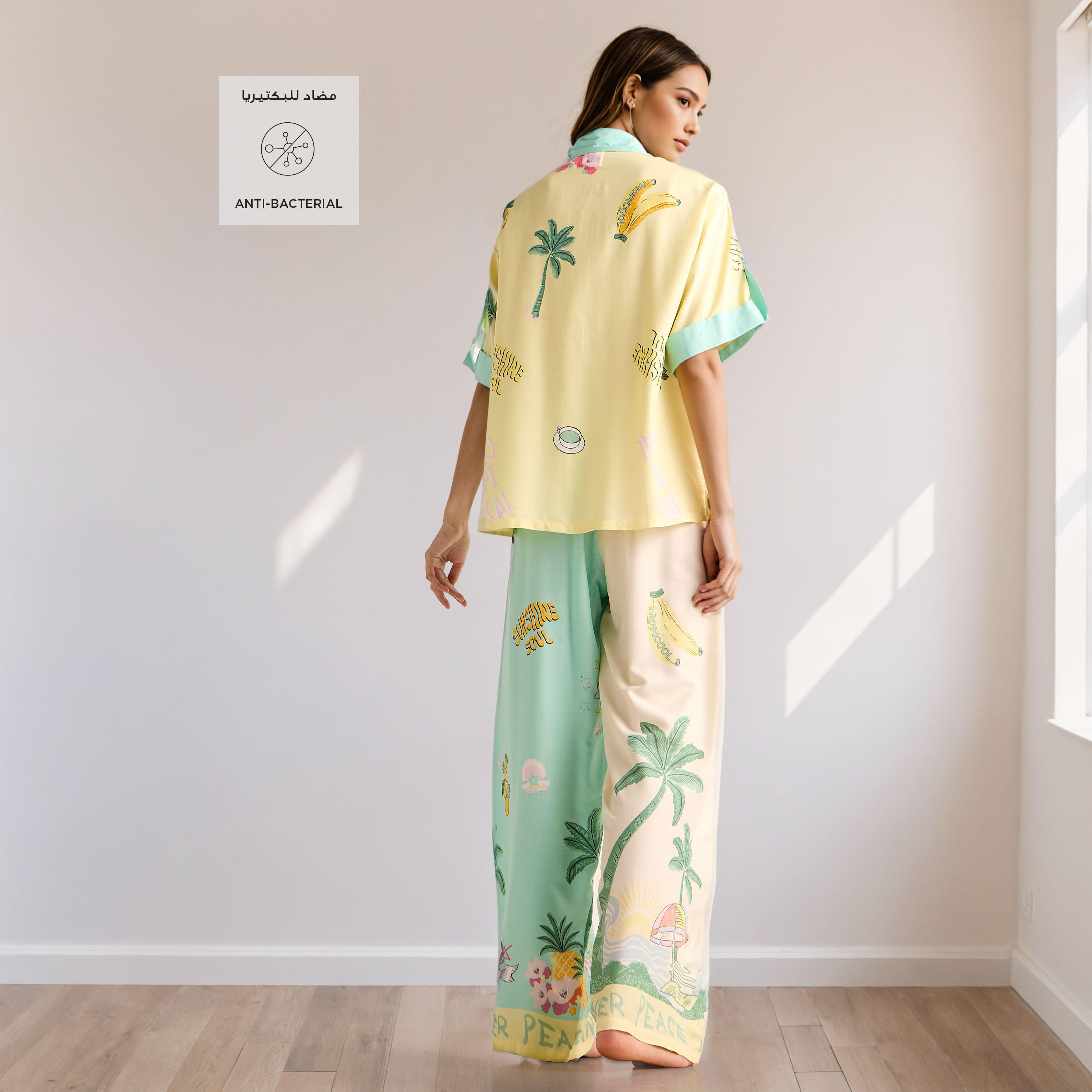 All-Over Print Viscose Shirt and Pyjama Set-women-clothing-nightwear-pyjamas-longsets-image-2