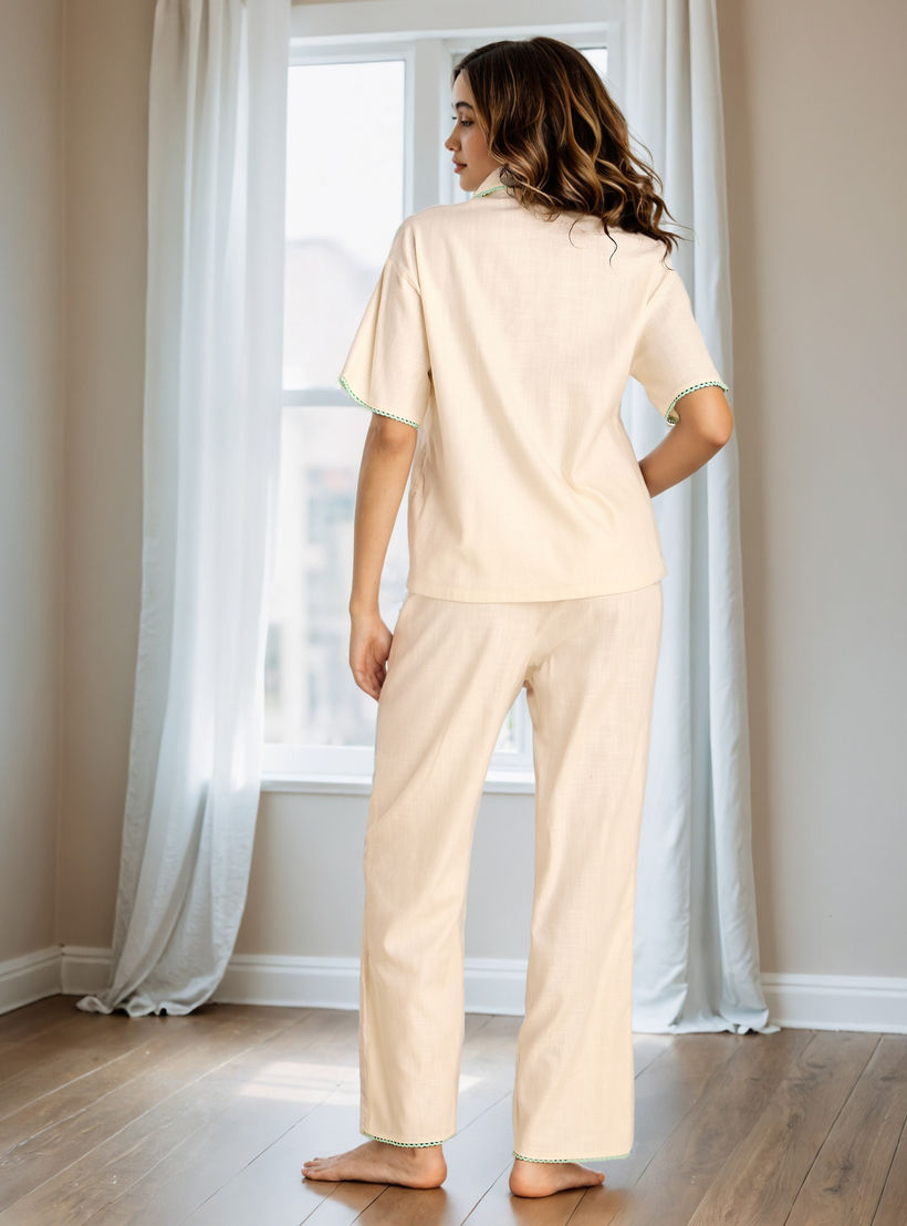 Embroidered Shirt and Pyjama Set-women-clothing-nightwear-pyjamas-longsets-image-3