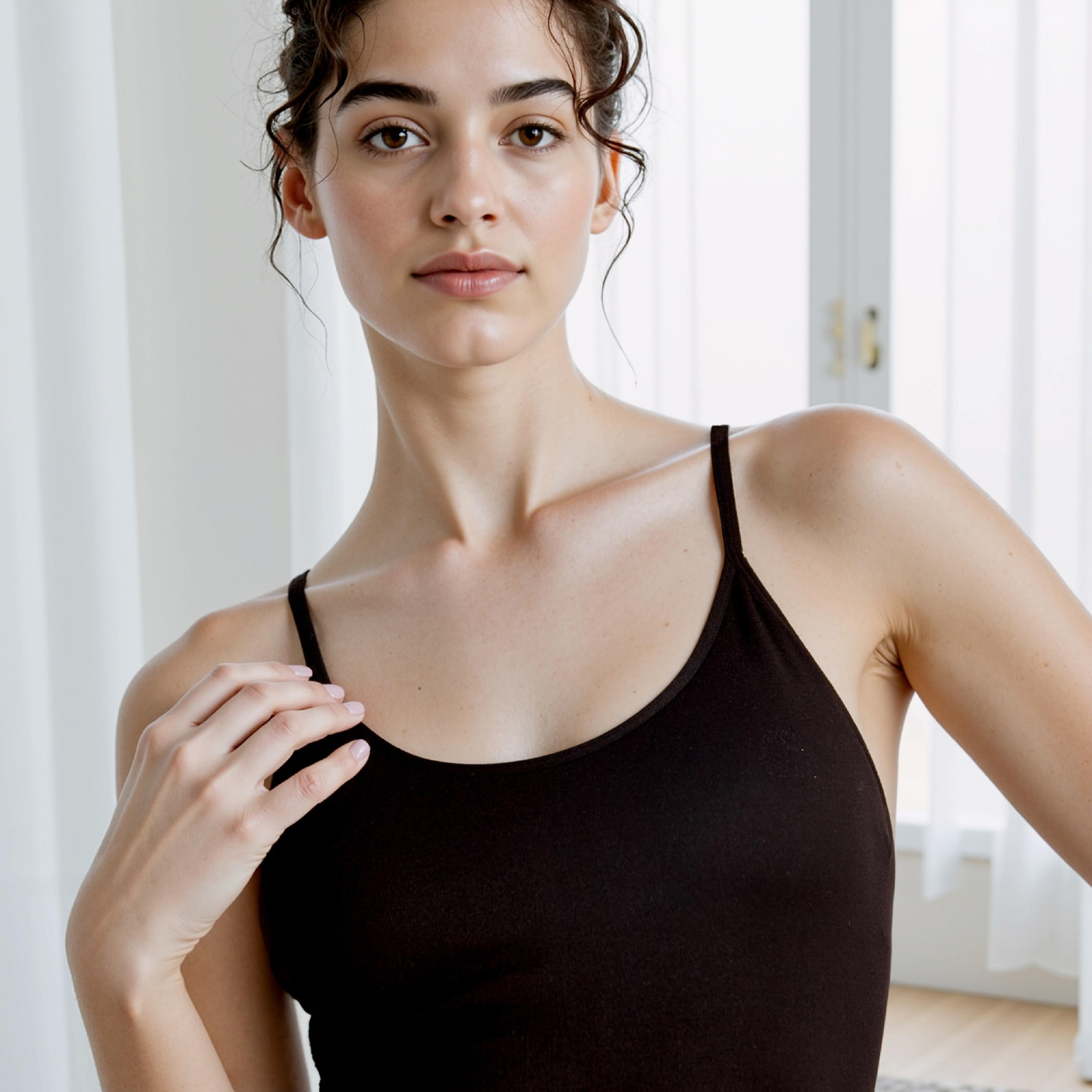 بلوزة كامي لتشكيل الجسم بحمالات قابلة للتعديل-women-clothing-lingerie-camisoles-image-3