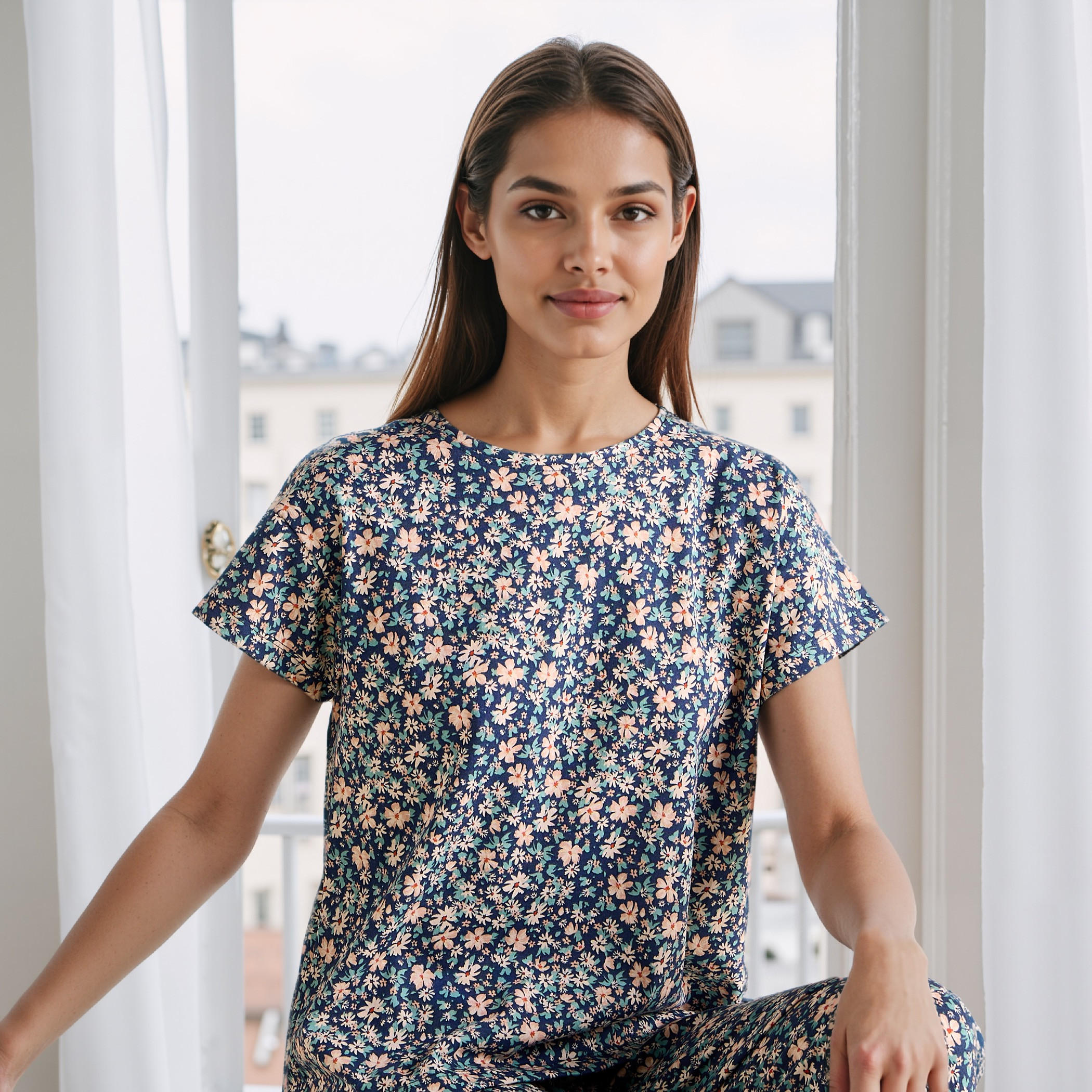 طقم بيجاما بطبعات-women-clothing-nightwear-pyjamas-longsets-image-5