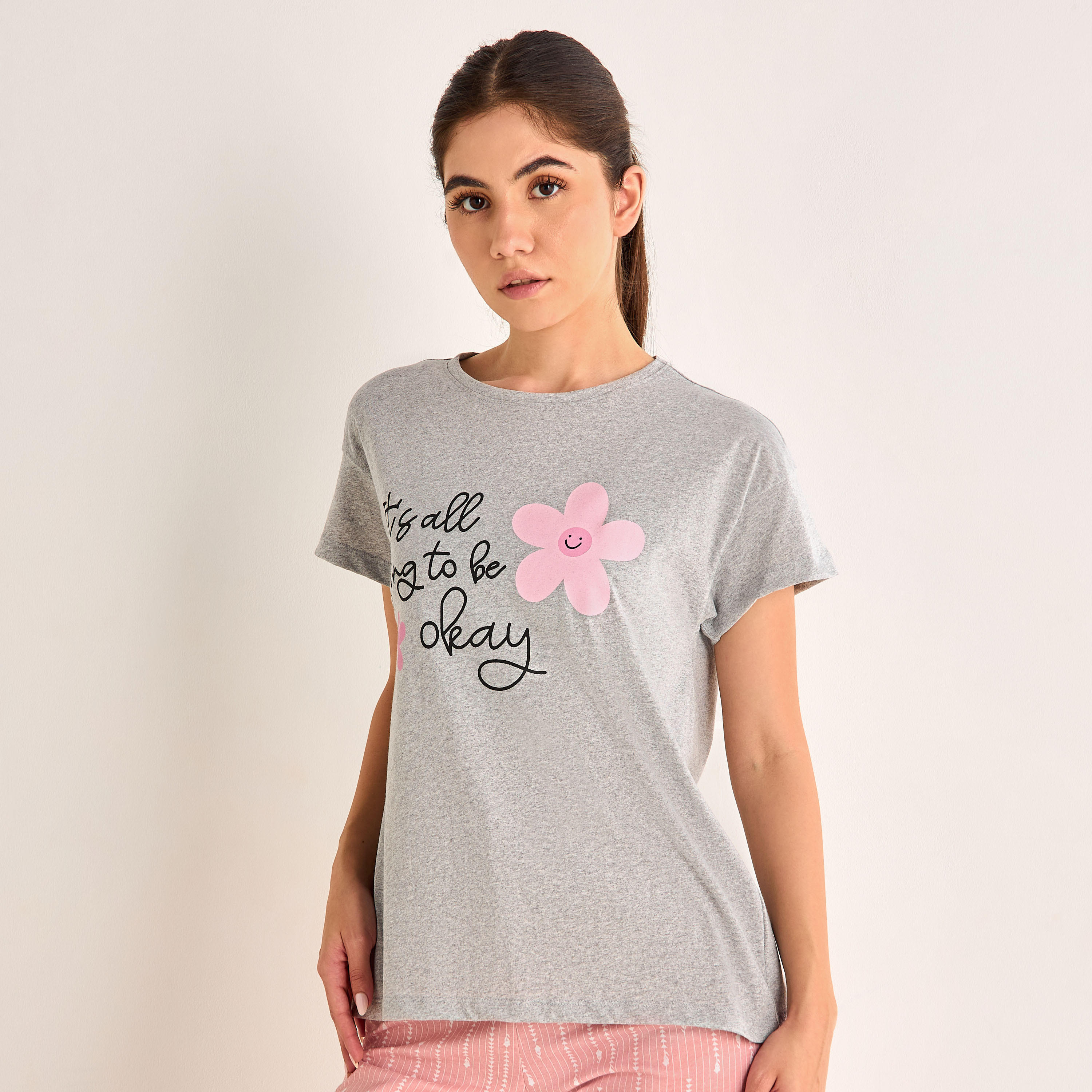 Floral Printed Pyjama Set-women-clothing-nightwear-pyjamas-longsets-image-2