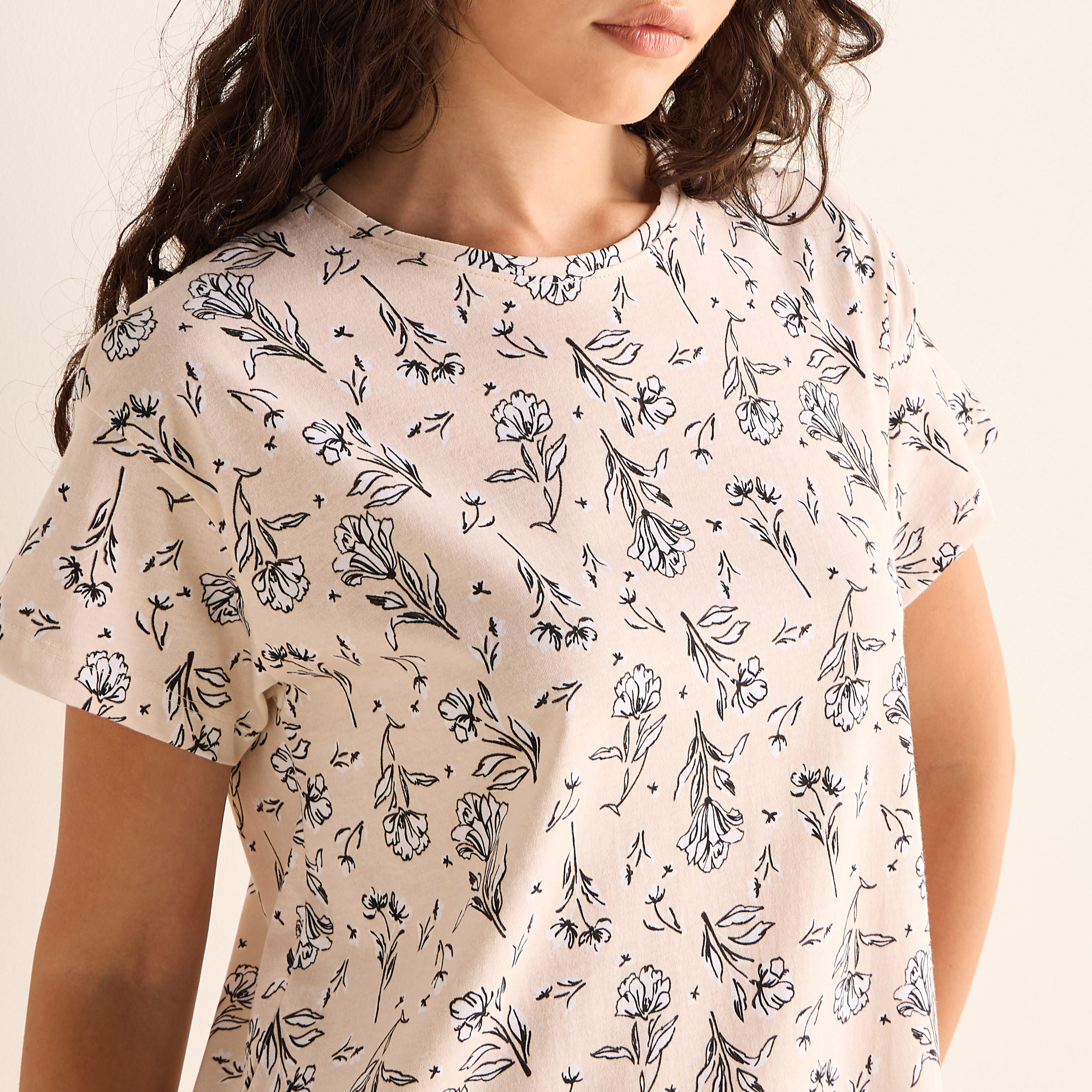 طقم بيجاما بطبعات-women-clothing-nightwear-pyjamas-longsets-image-3