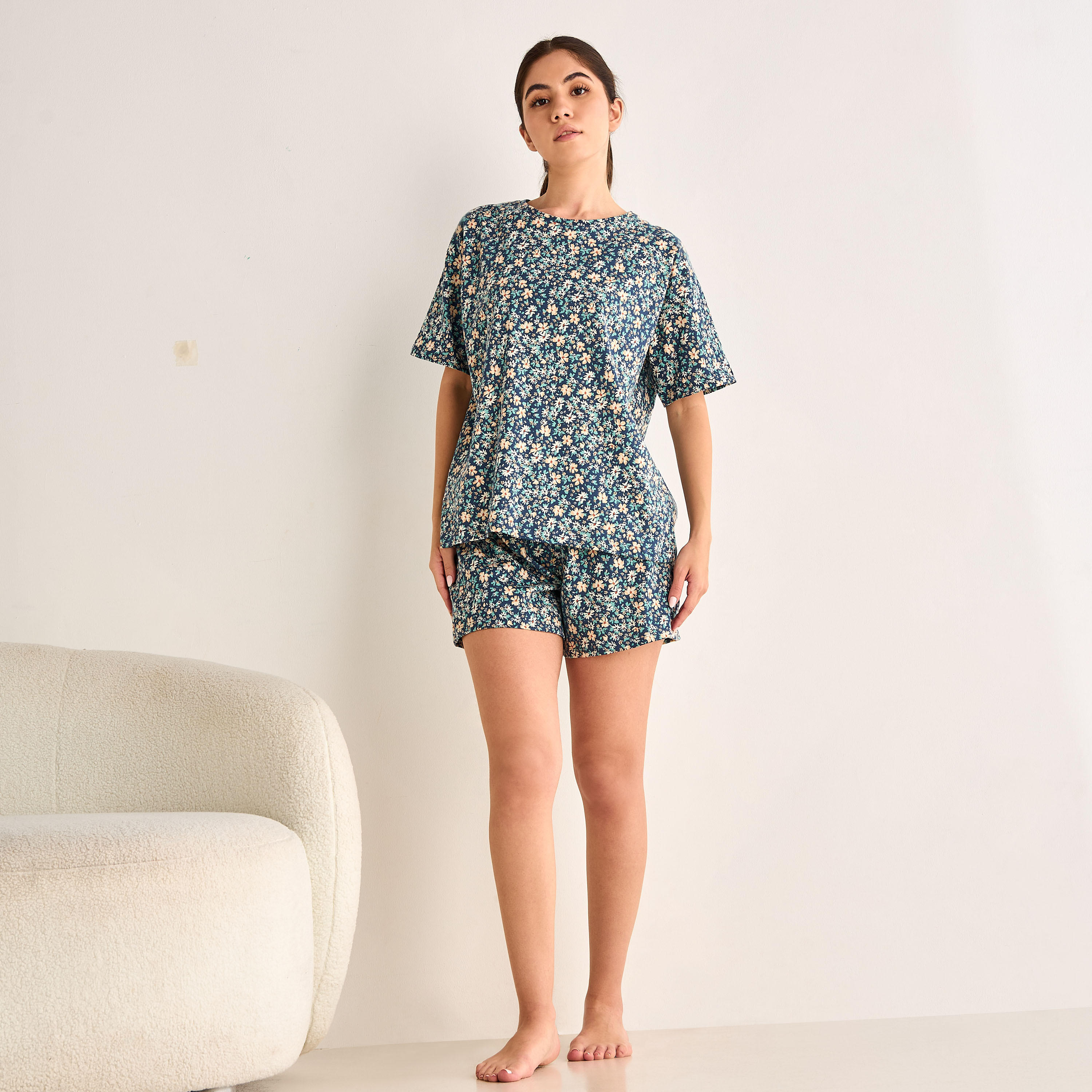 طقم شورت بطبعات-women-clothing-nightwear-pyjamas-shortsets-image-1