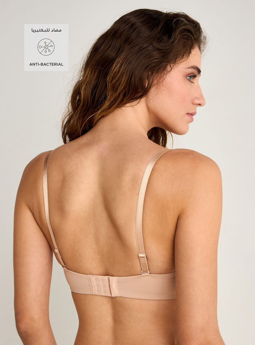 Push-Up Demi Bra with Hook and Eye Closure-women-clothing-lingerie-bras-image-2