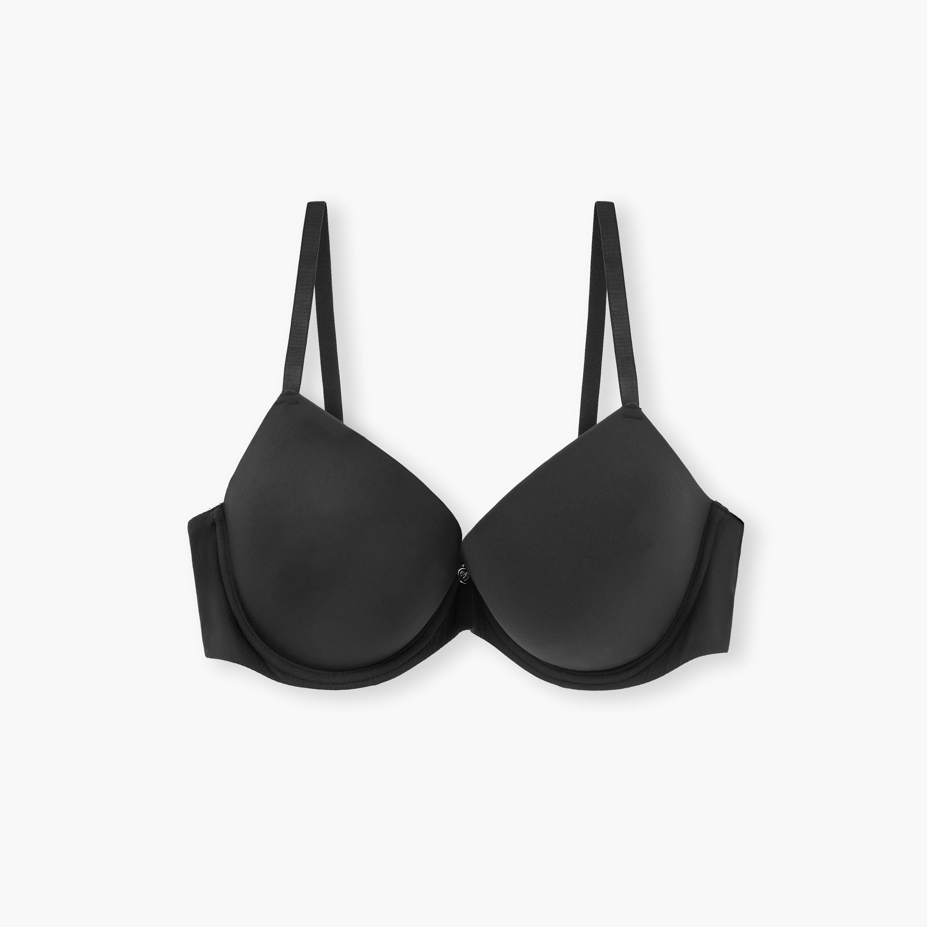 Push-Up Bra with Hook and Eye Closure-women-clothing-lingerie-bras-image-1