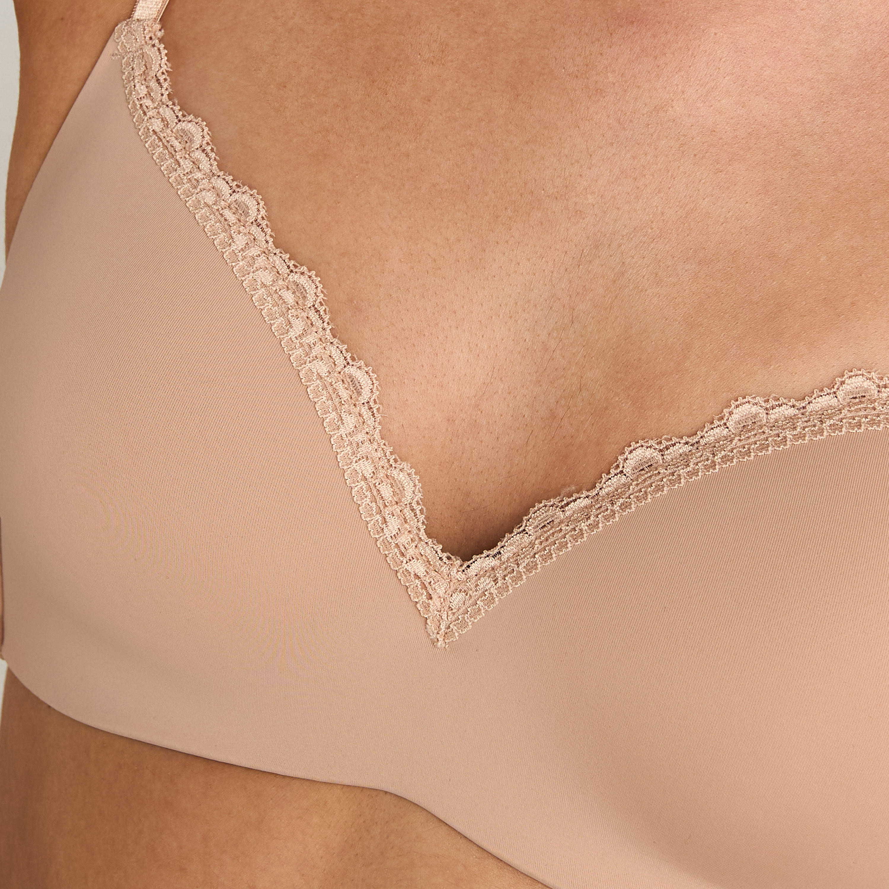 صدرية بلانج سلكية بحواف دانتيل-women-clothing-lingerie-bras-image-3