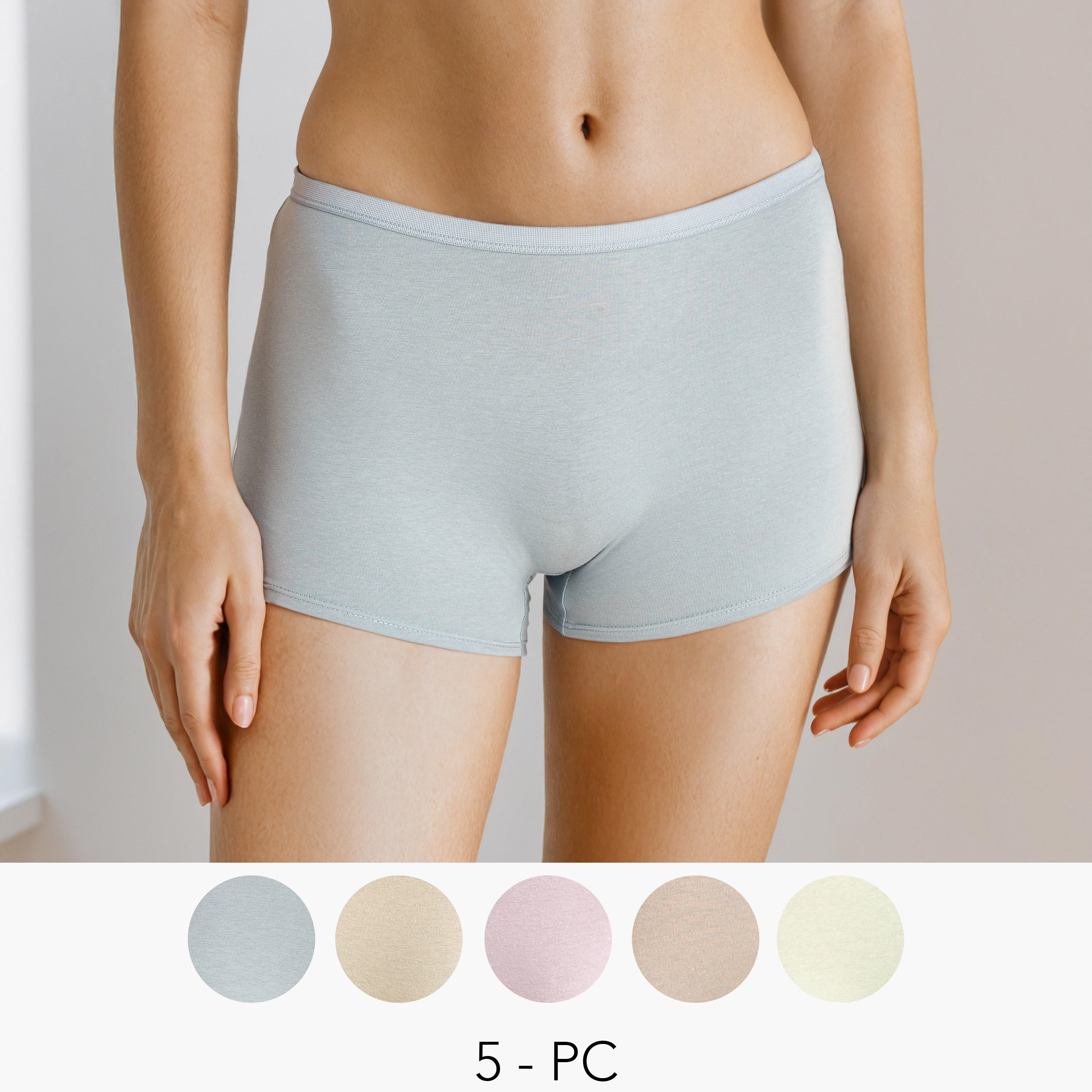 Set of 5 - Boxer Briefs-women-clothing-lingerie-panties-image-1