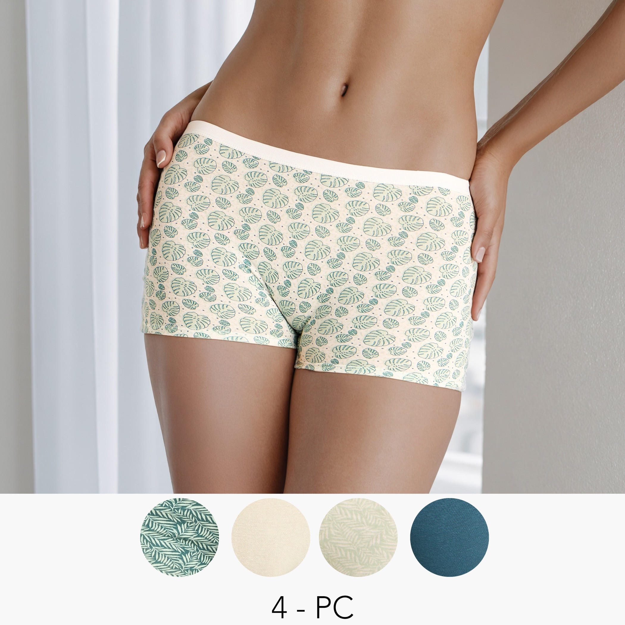 سراويل بوكسر داخلية متنوعة - طقم من 5-women-clothing-lingerie-panties-image-8