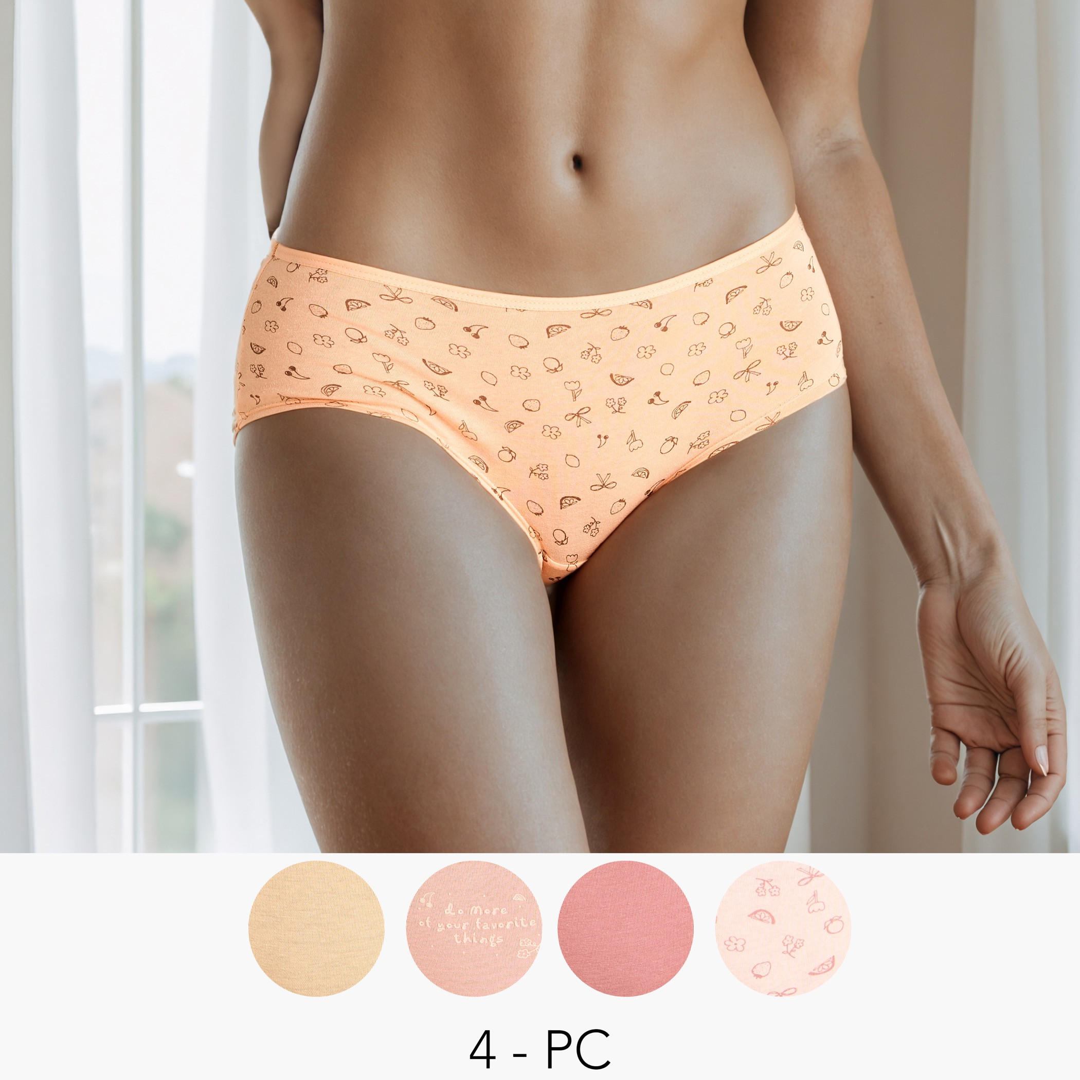 Set of 5 - Assorted Briefs-women-clothing-lingerie-panties-image-1