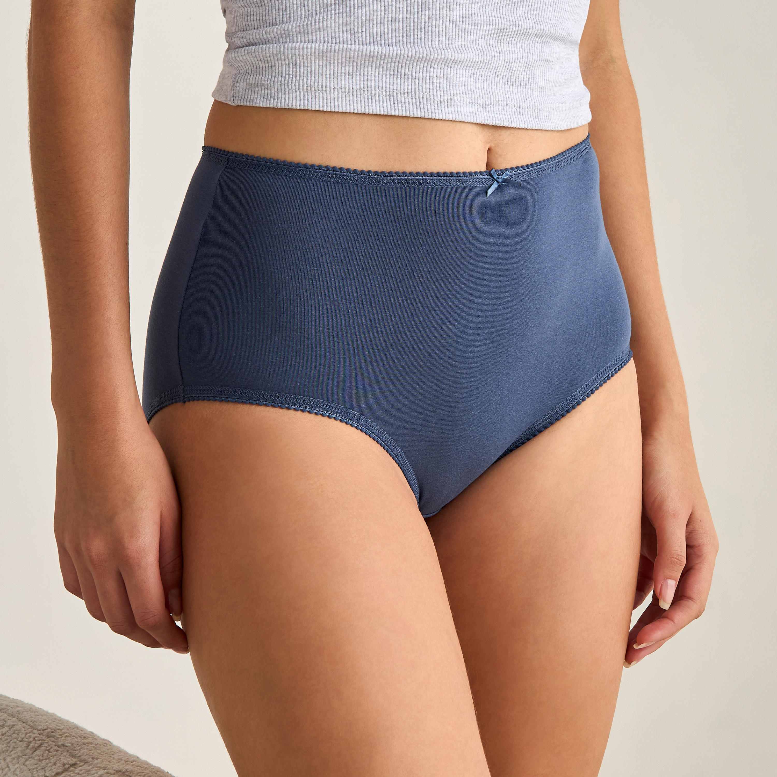 Set of 5 - Assorted Full Briefs with Elasticated Waistband-women-clothing-lingerie-panties-image-5
