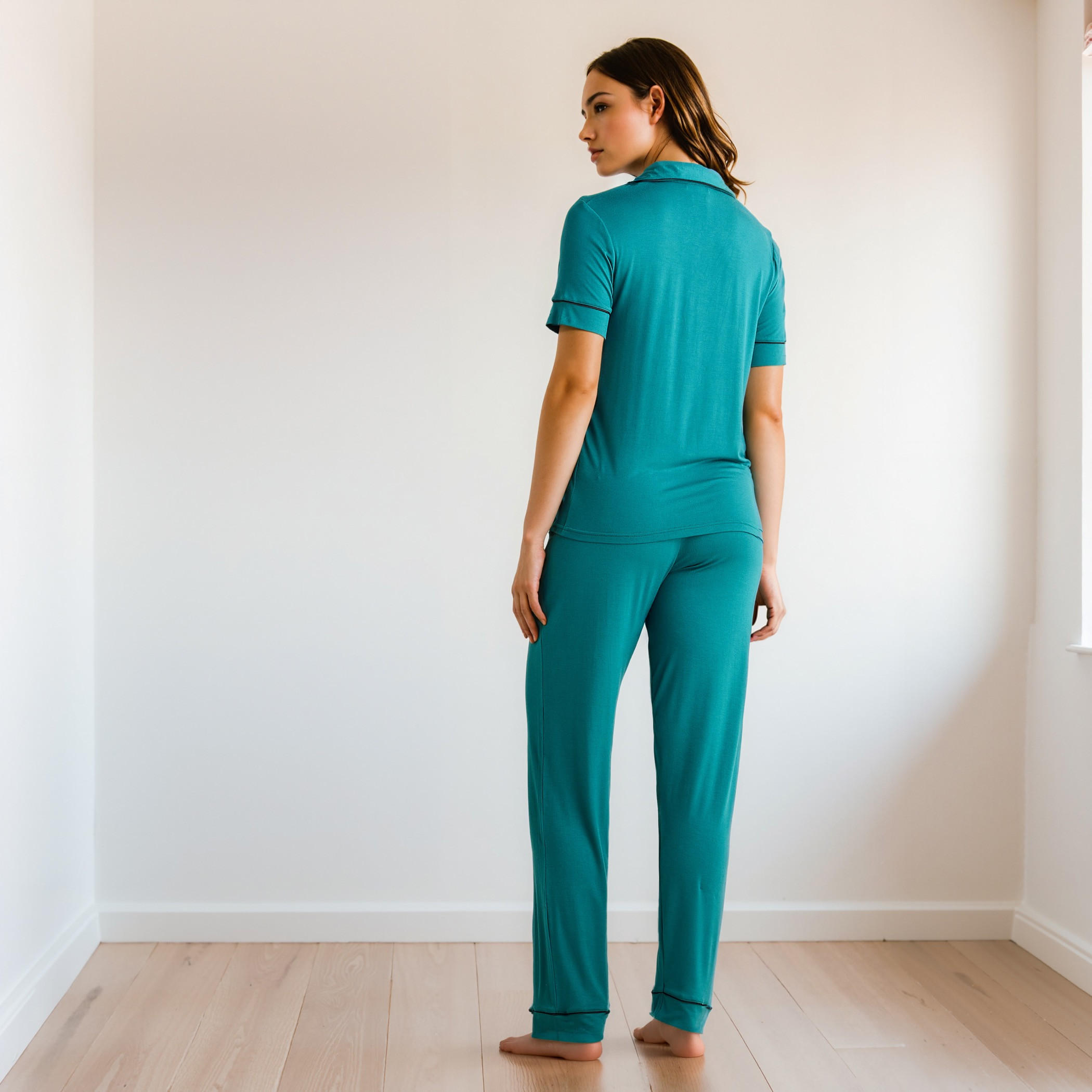Aadaraya Piping Detail Pyjama Set-women-clothing-nightwear-pyjamas-longsets-image-2