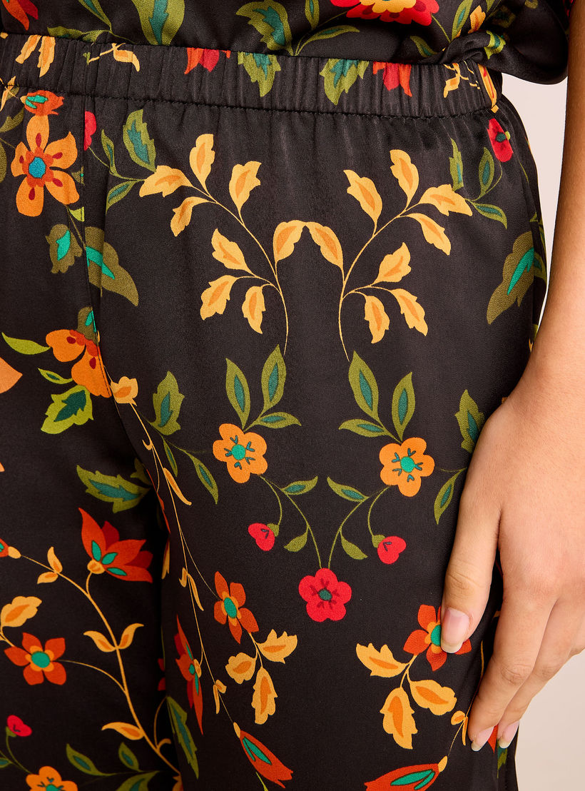 Floral Print Satin Top and Pyjama Set-women-clothing-nightwear-pyjamas-longsets-image-6