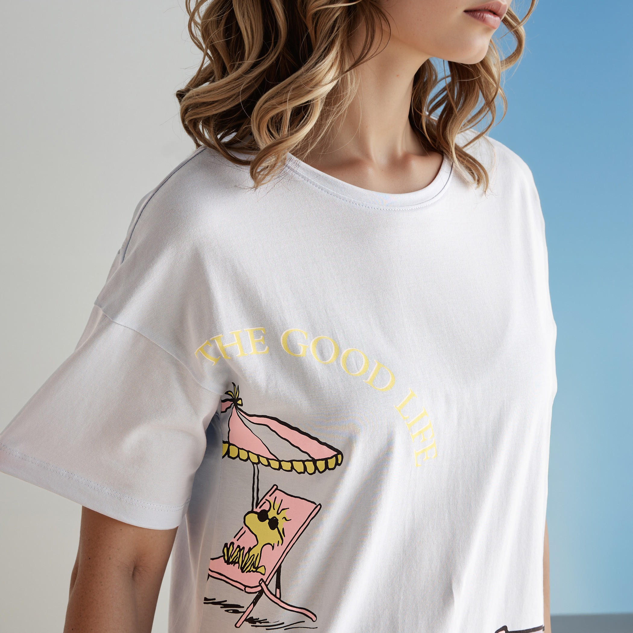 فستان نوم قطن بطبعات سنوبي-women-clothing-nightwear-nighties-image-4
