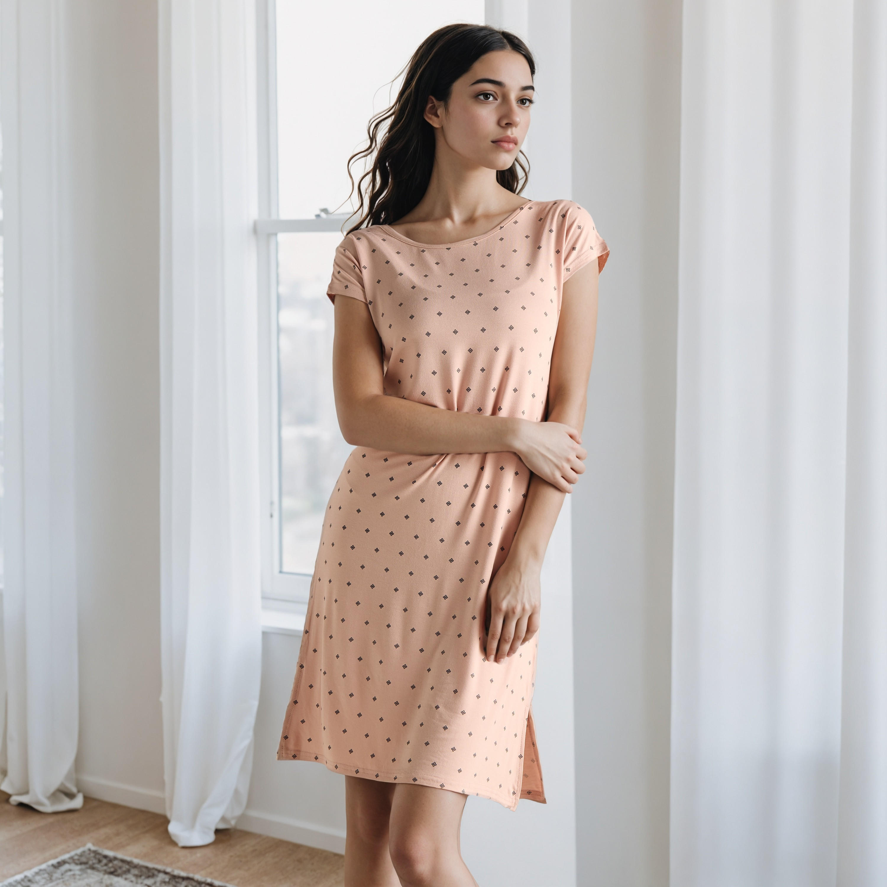 Printed Night Dress-women-clothing-nightwear-nighties-image-1