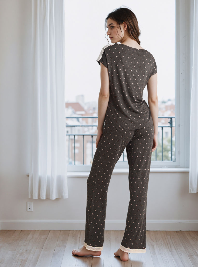 طقم بيجاما بطبعات-women-clothing-nightwear-pyjamas-longsets-image-3