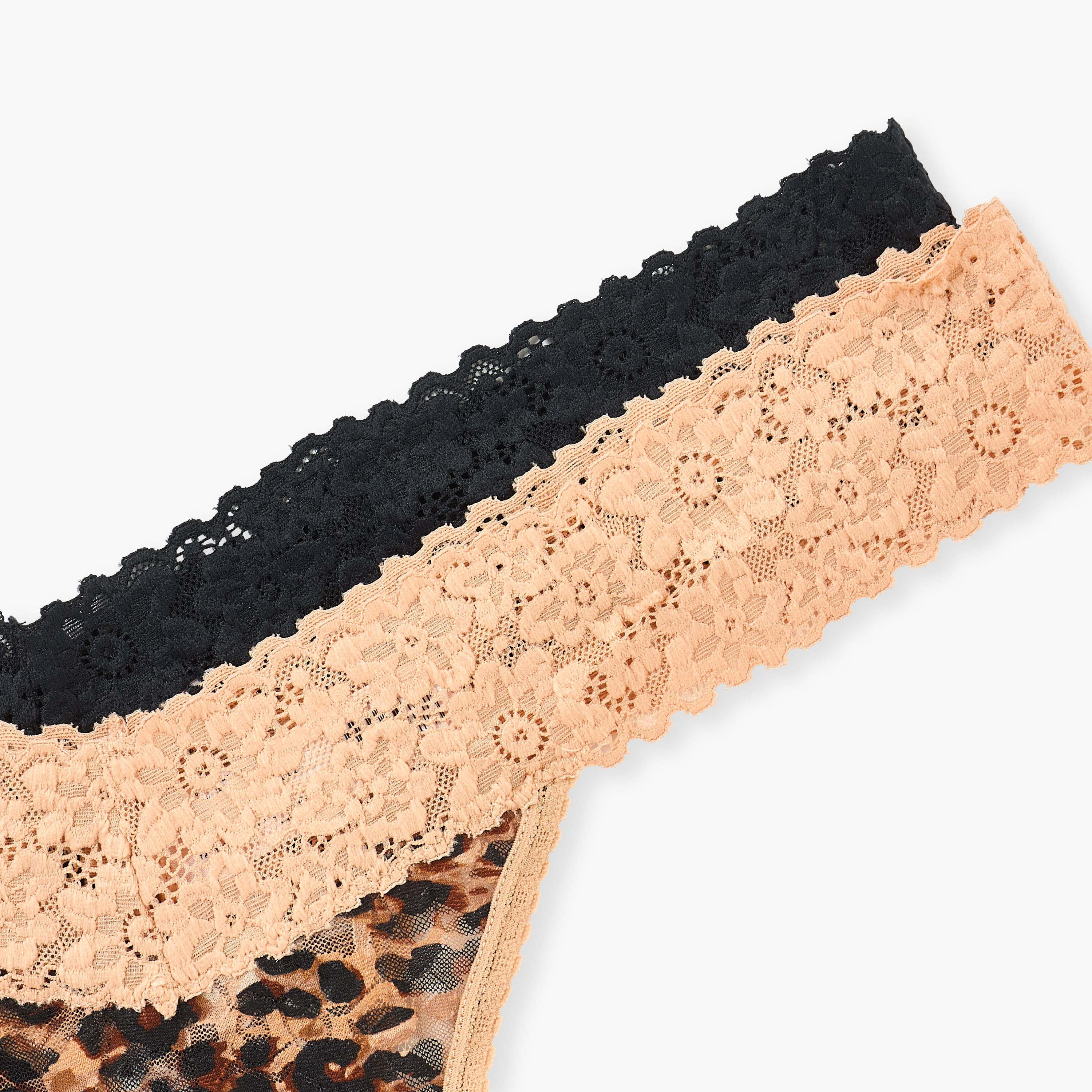 طقم سراويل داخلية ثونج متنوعة من قطعتين-women-clothing-lingerie-panties-image-4