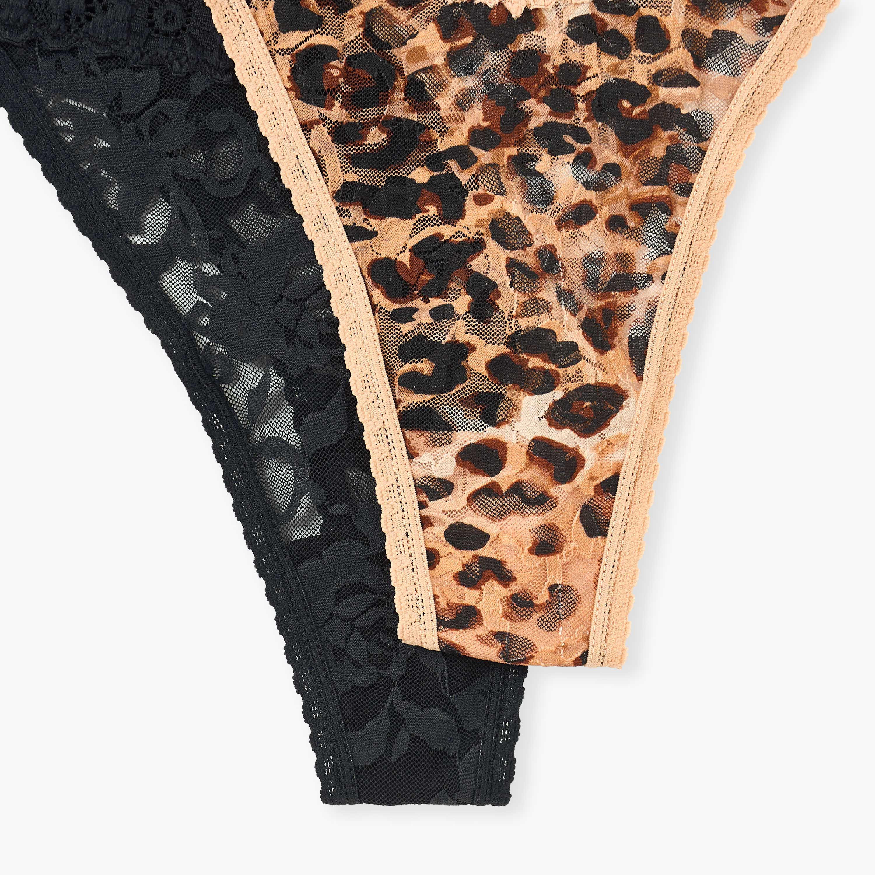 طقم سراويل داخلية ثونج متنوعة من قطعتين-women-clothing-lingerie-panties-image-5