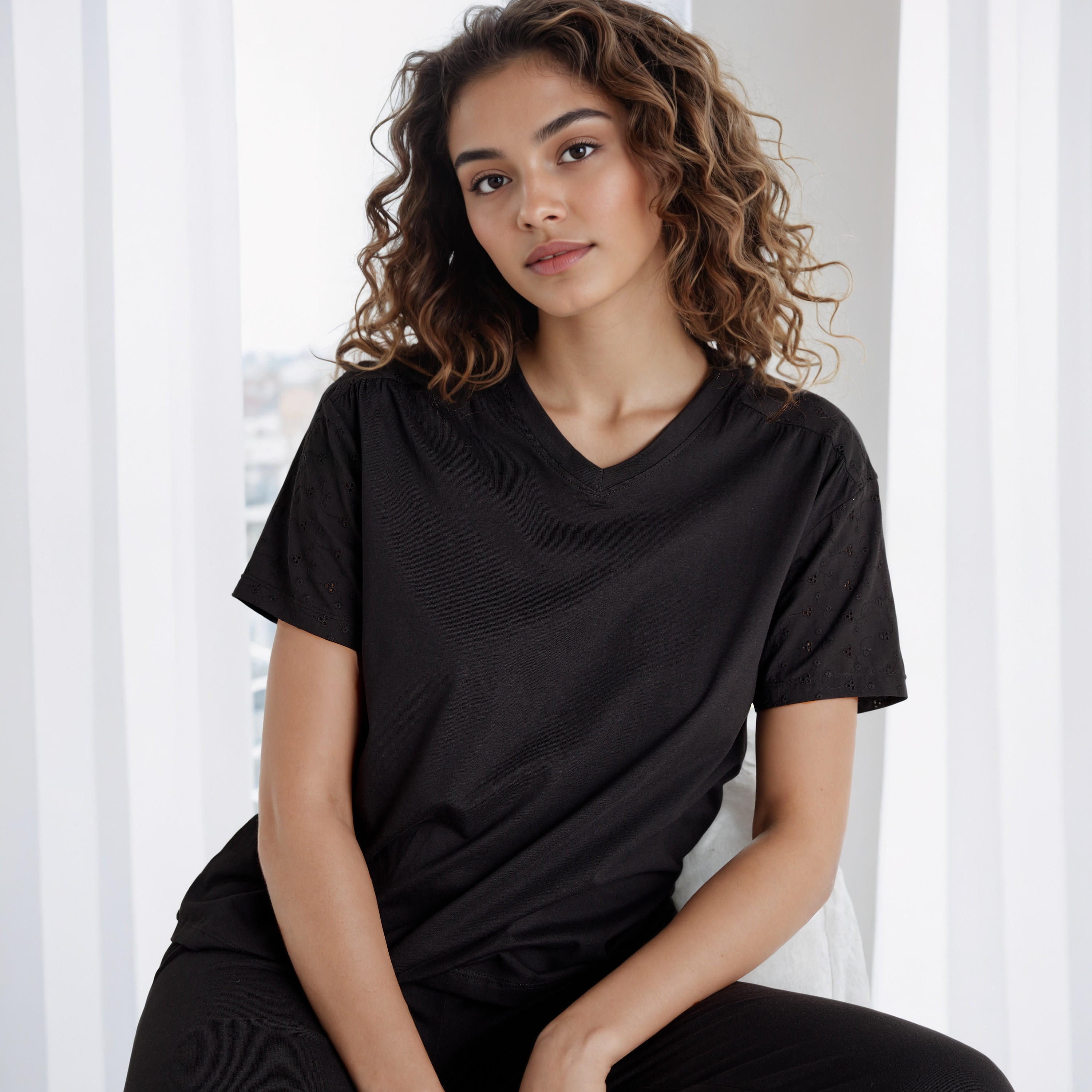 Schiffli Embroidered Pyjama Set-women-clothing-nightwear-pyjamas-longsets-image-6