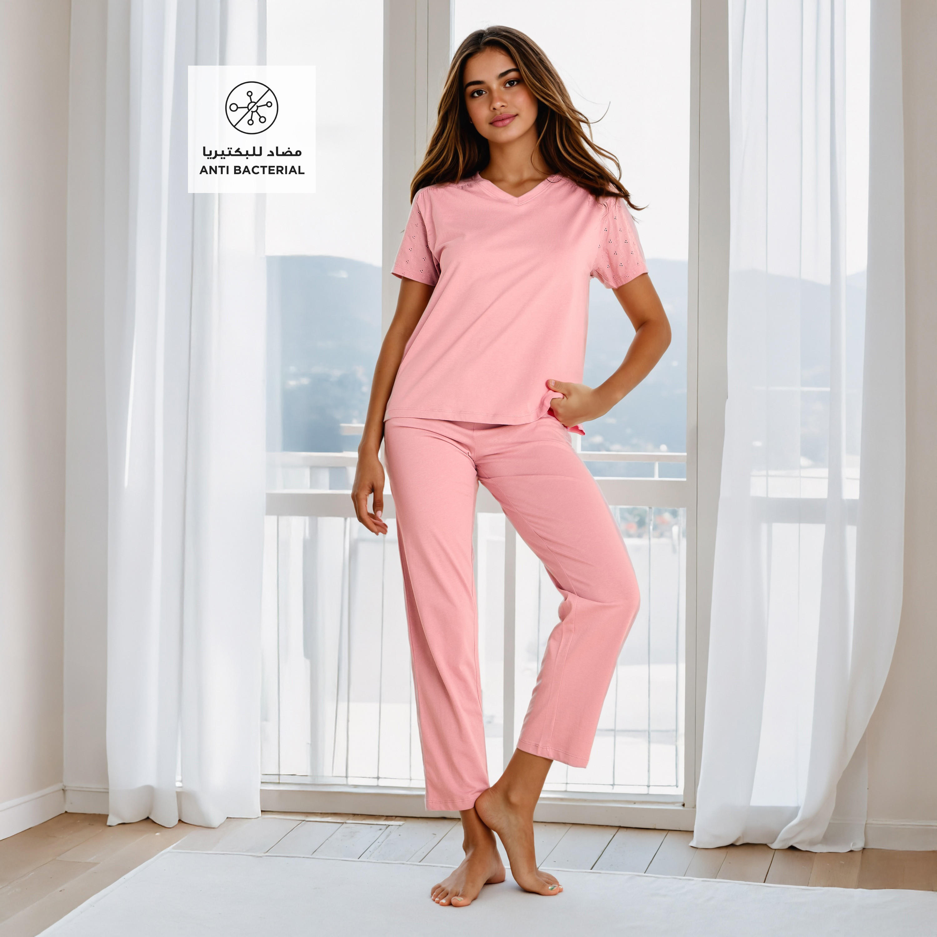 Schiffli Embroidered Pyjama Set-women-clothing-nightwear-pyjamas-longsets-image-2