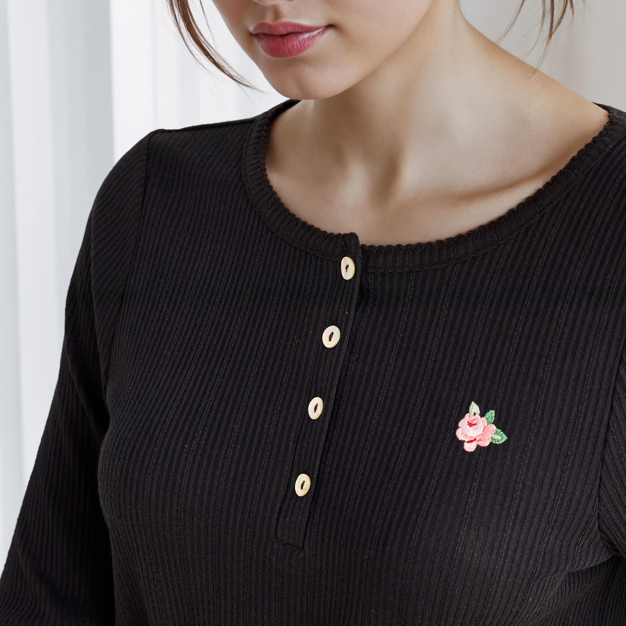 فستان نوم بارز الملمس-women-clothing-nightwear-nighties-image-4