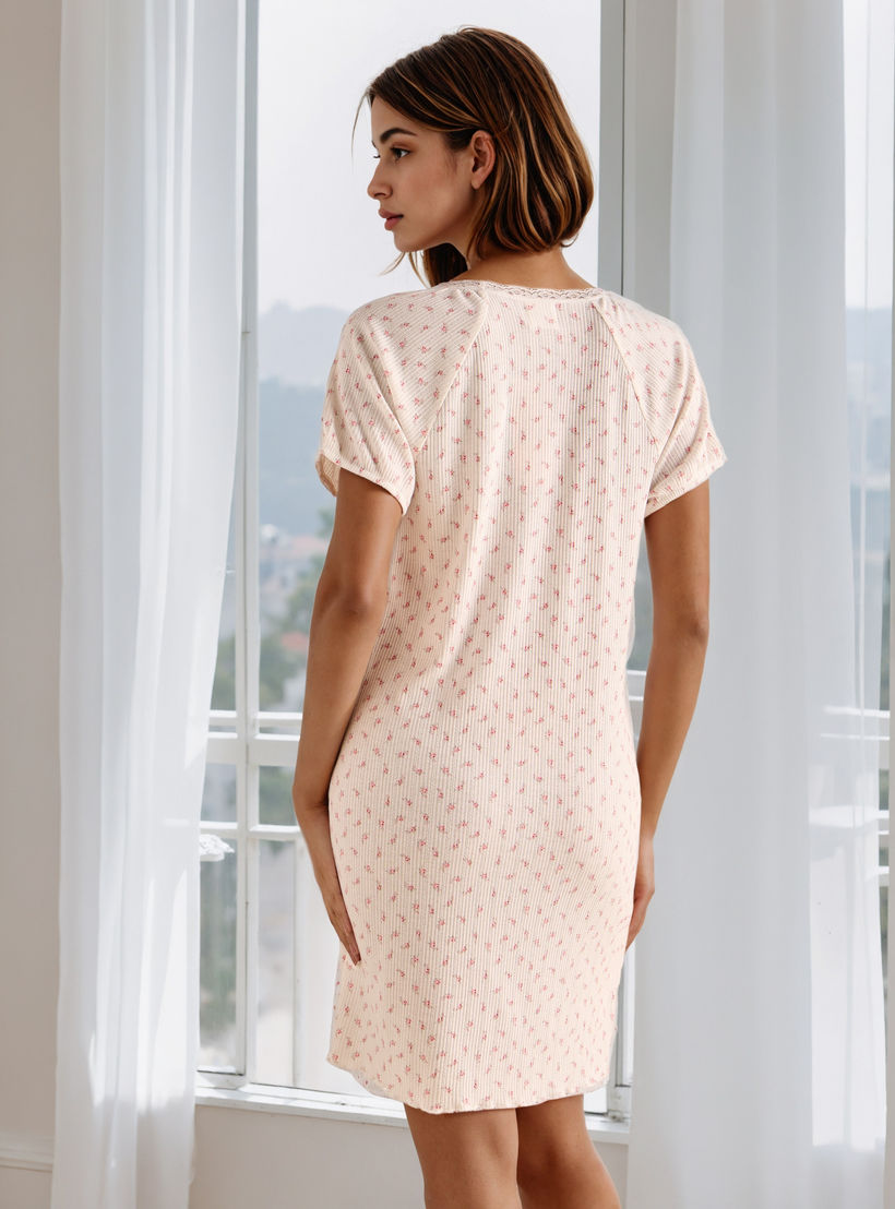فستان نوم بارز الملمس-women-clothing-nightwear-nighties-image-3