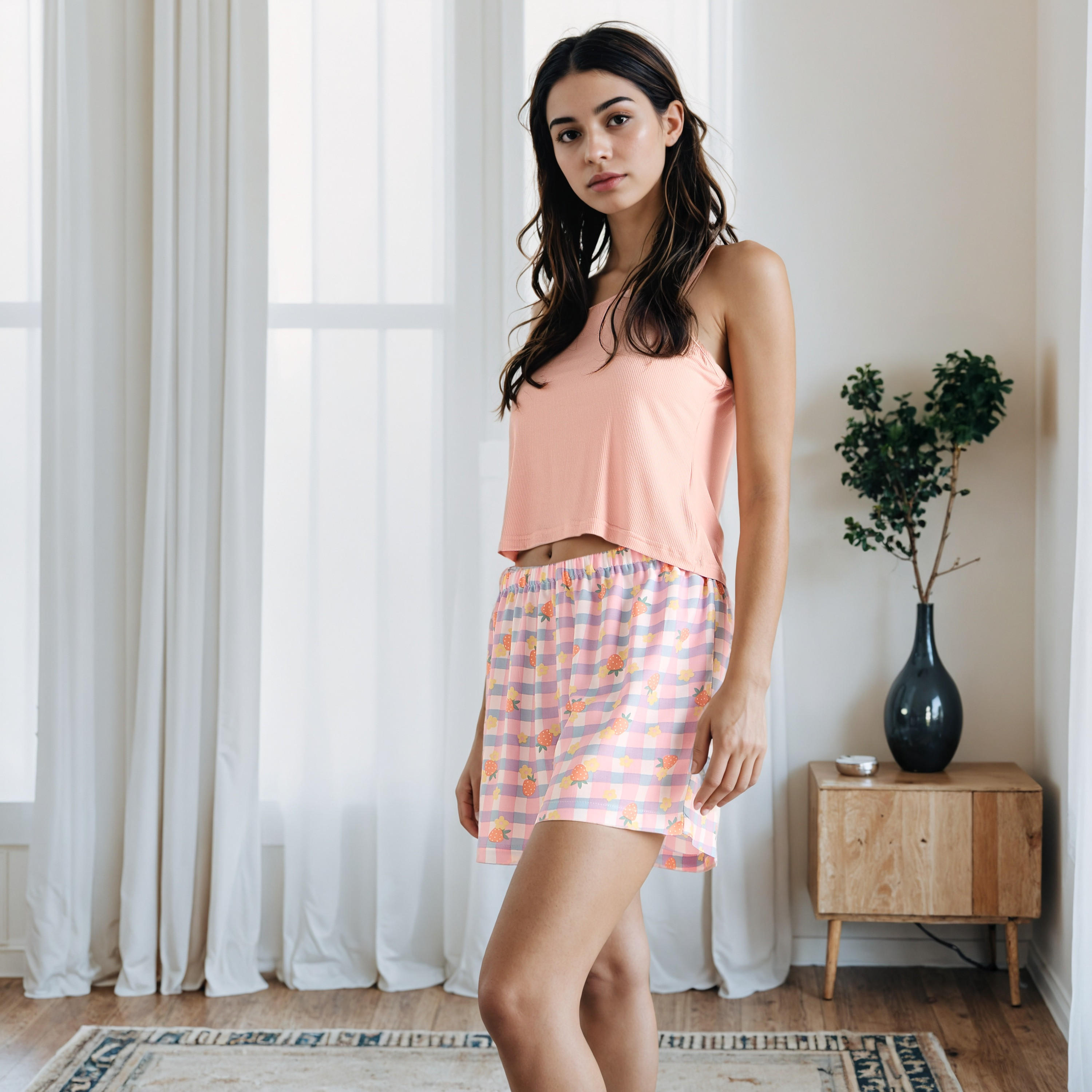 شورت كاروهات-women-clothing-nightwear-pyjamas-bottoms-image-2