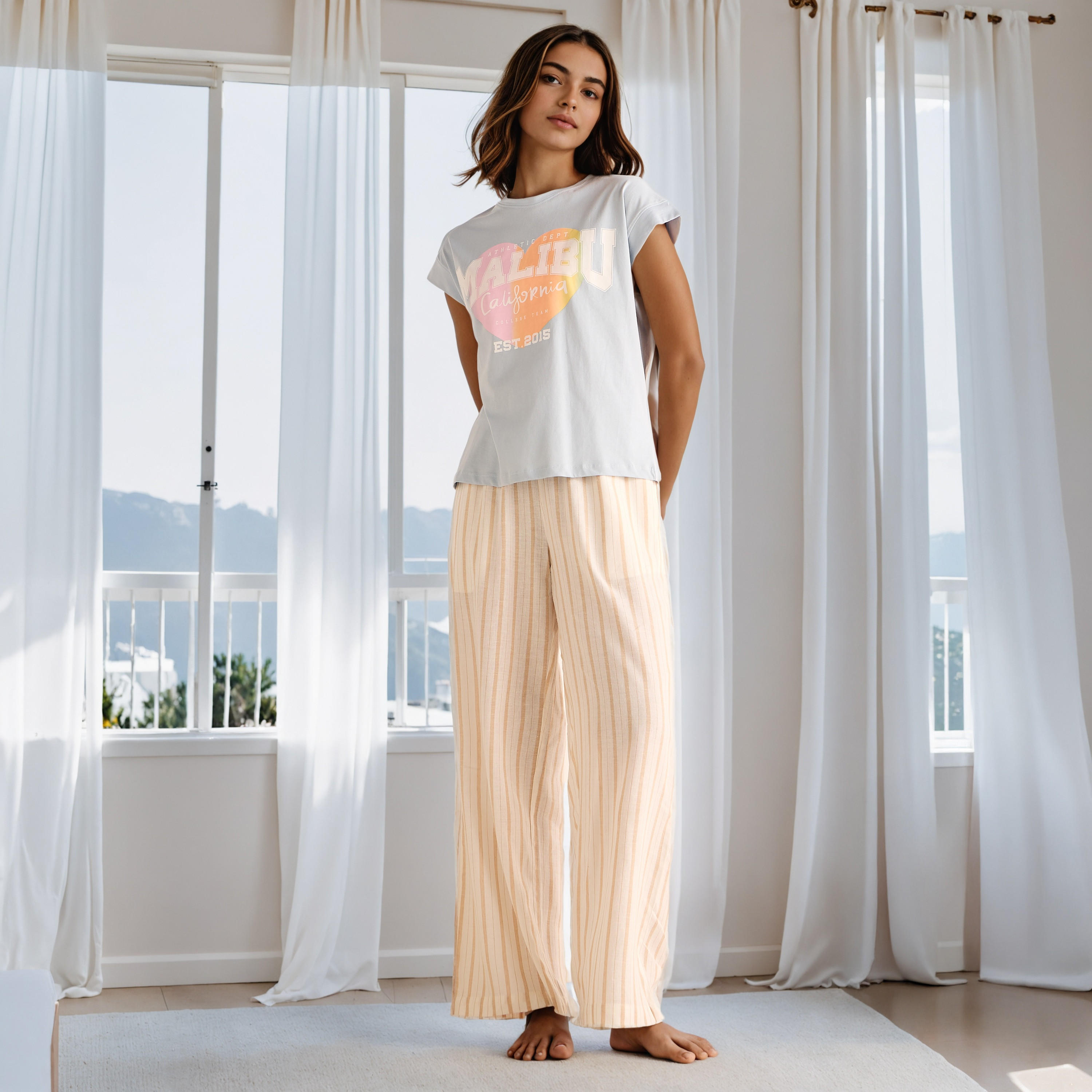 Printed Top with Extended Sleeves-women-clothing-nightwear-pyjamas-tops-image-2