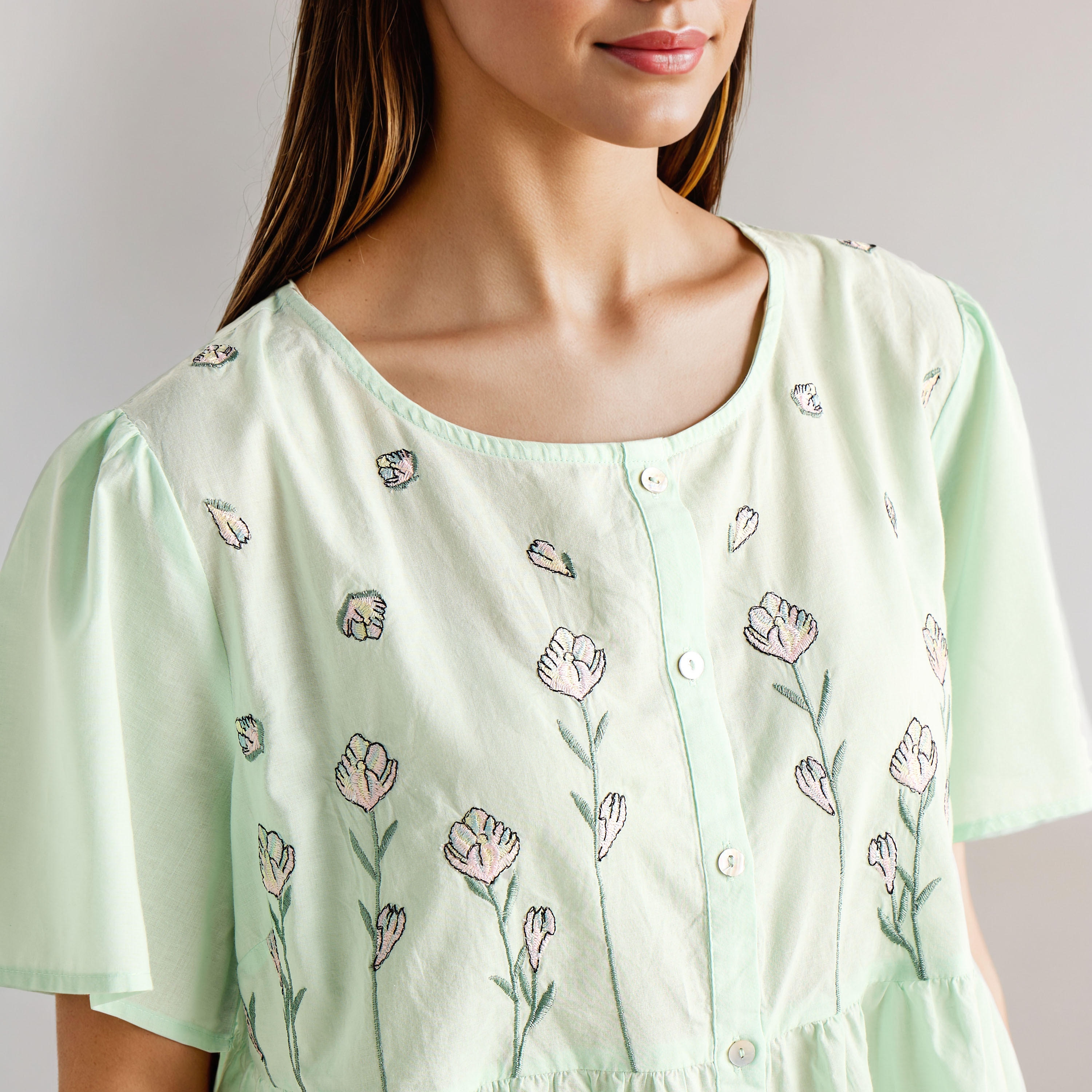 Embroidered Pyjama Set-women-clothing-nightwear-pyjamas-longsets-image-5